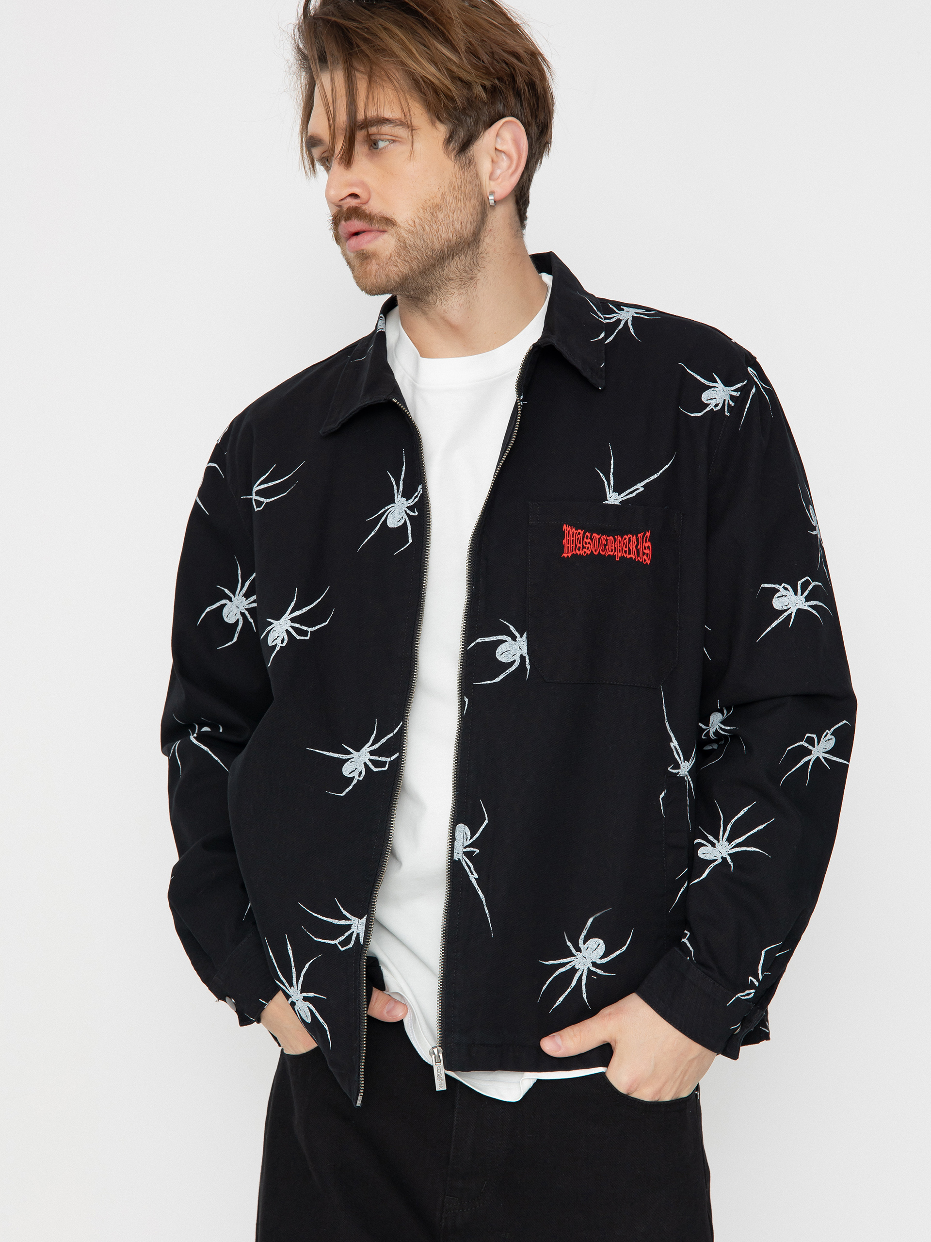 Wasted Paris Over Shirt Zip Sick Jacket - black (black)