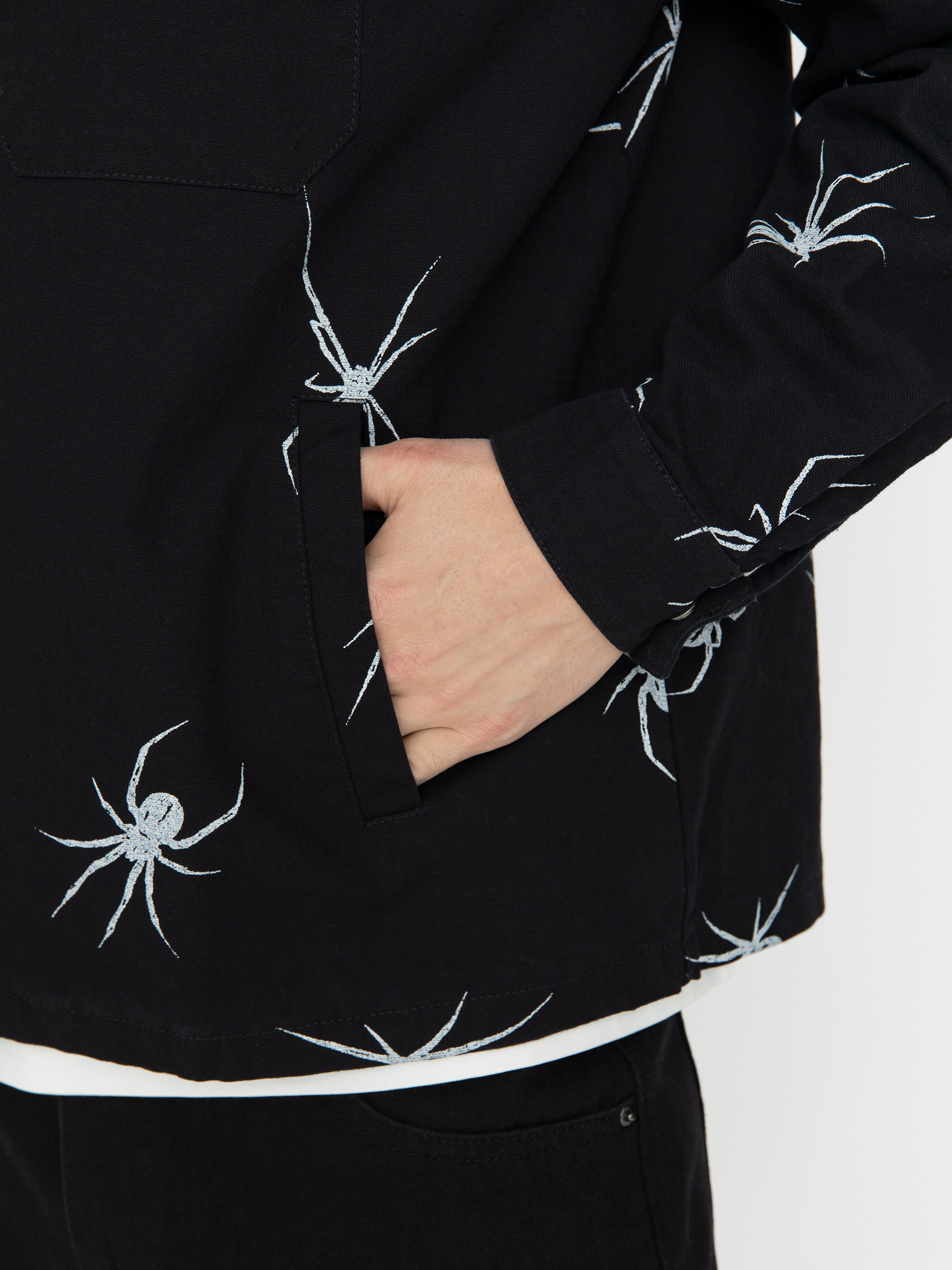 Wasted Paris Over Shirt Zip Sick Jacket (black)