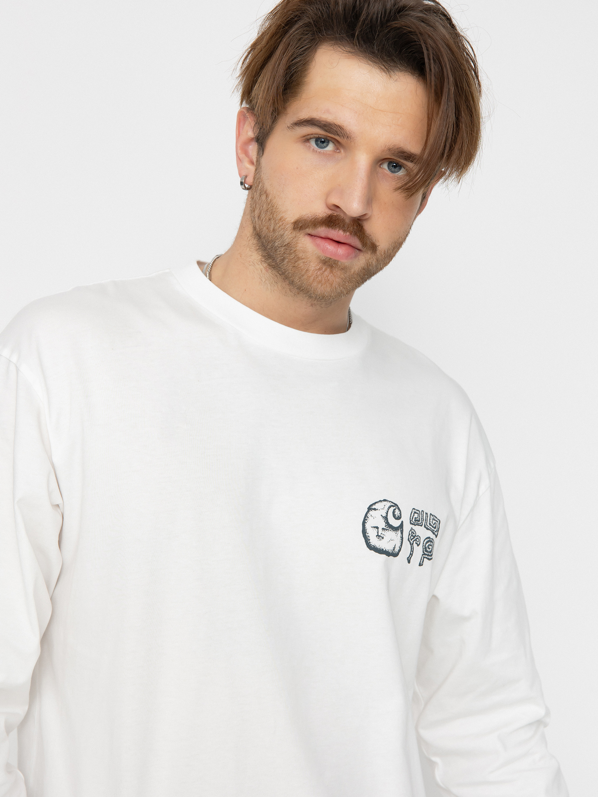 Carhartt WIP Mimetolith Longsleeve (white/flint)
