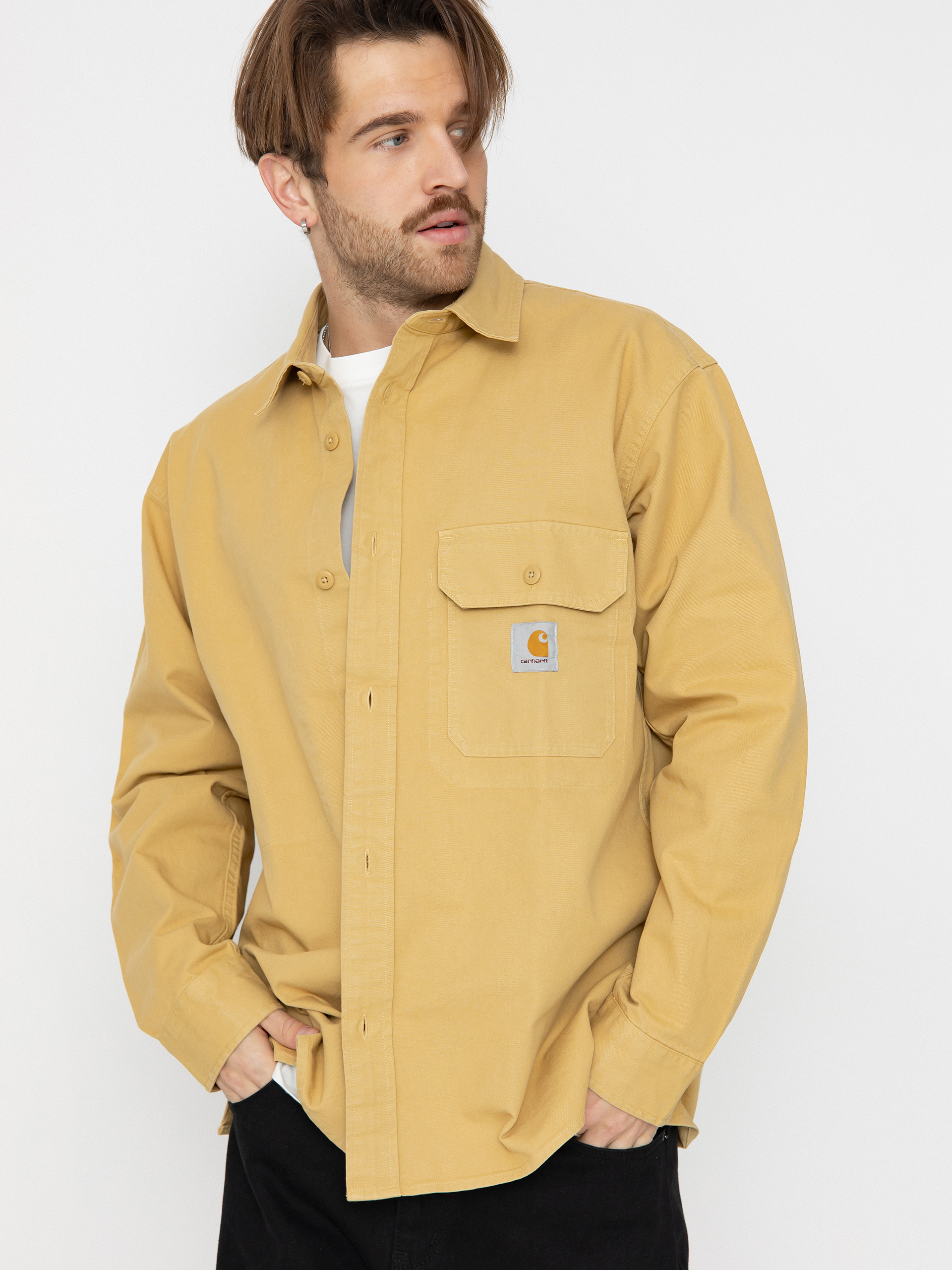 Carhartt WIP Reno Hemd (bourbon)