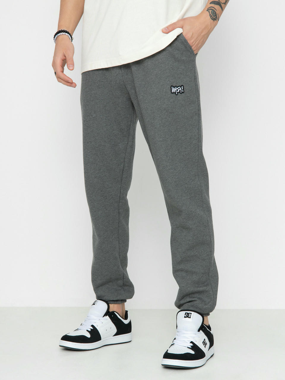 MassDnm Signature Patch Hose (dk heather grey)