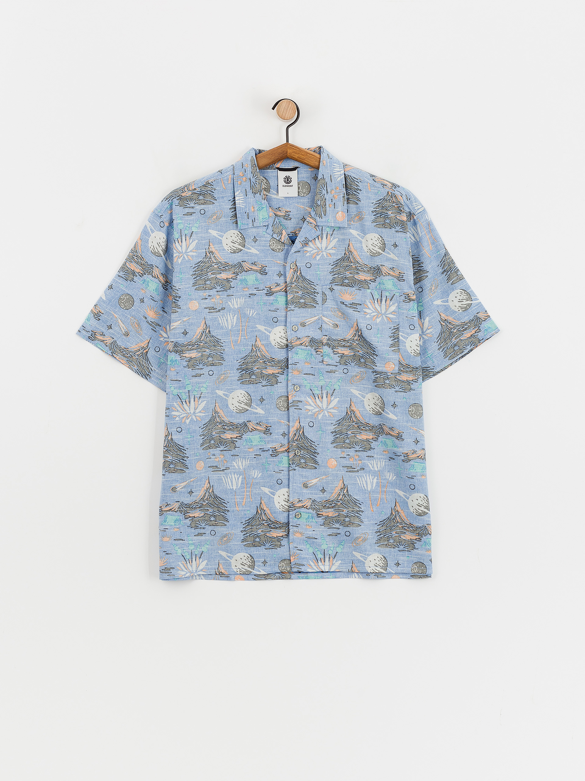 Element Thalweg Hemd (saturn camp blue)