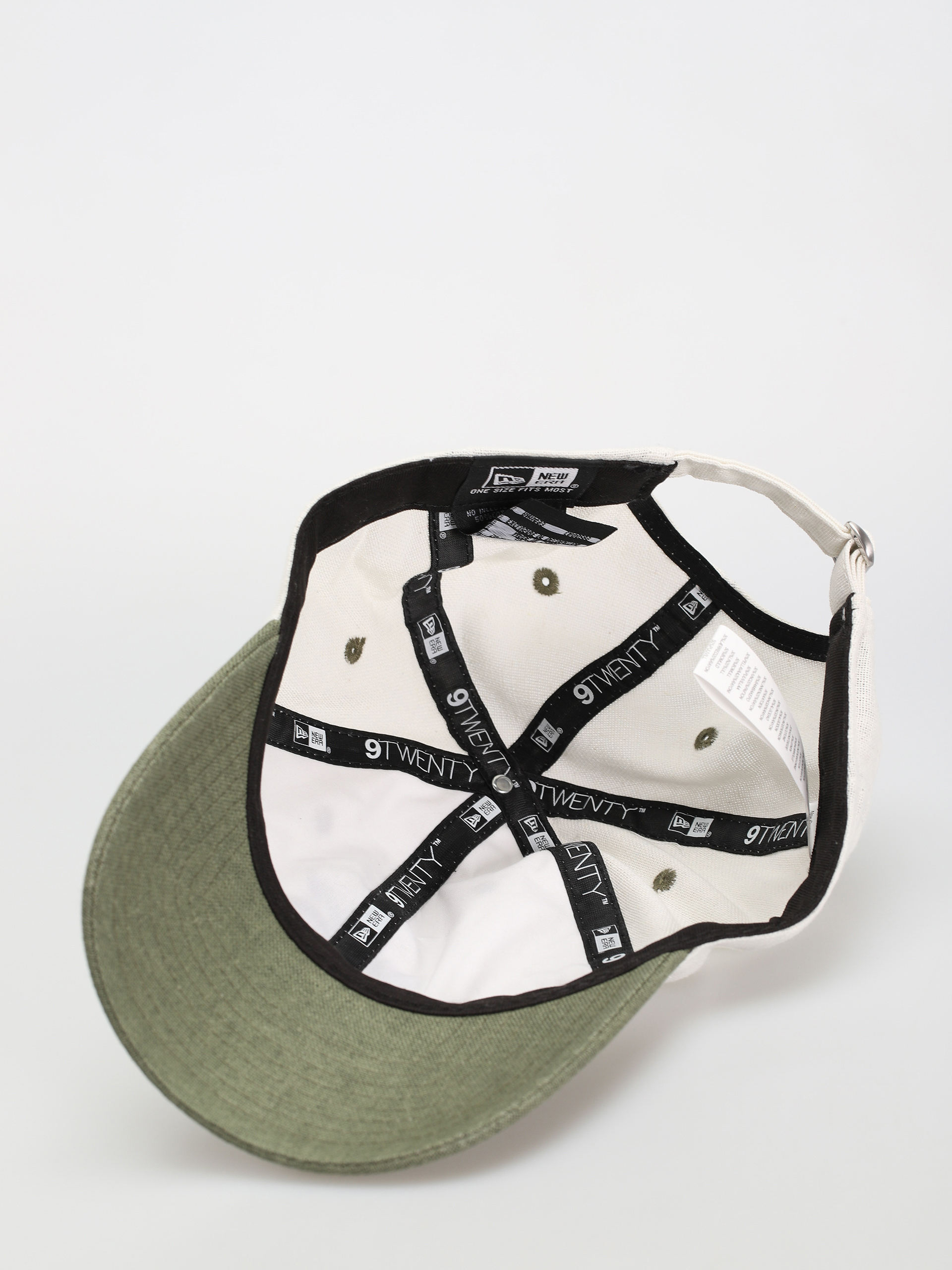 New Era Cap Linen Script 9Twenty (white/green)