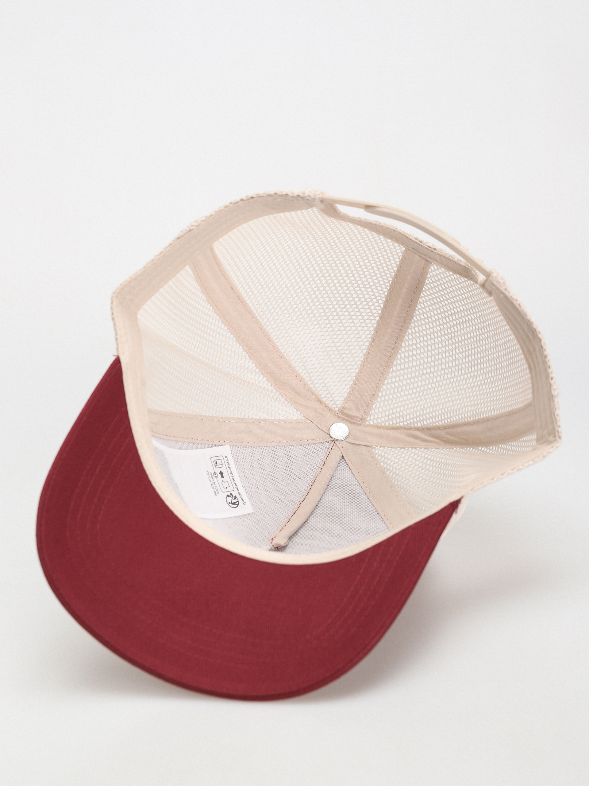 Circa Cap Premium Rapper Cap (burgundy/stone)