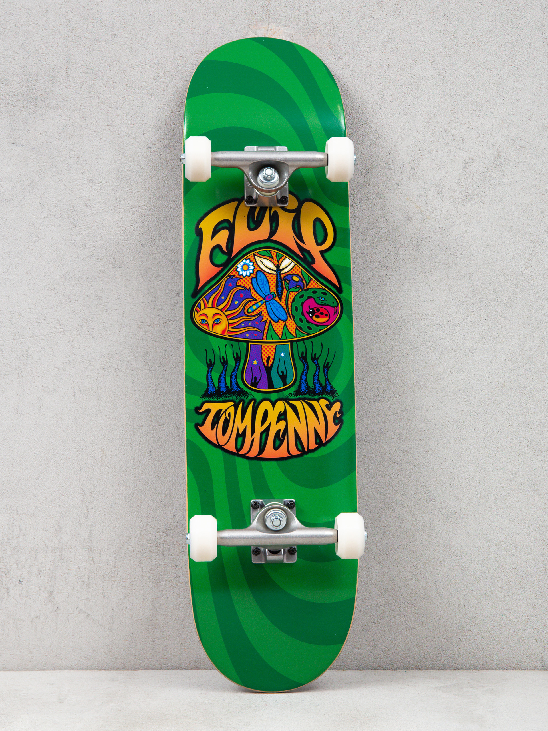 Flip Penny Love Shroom Skateboard - green (green)