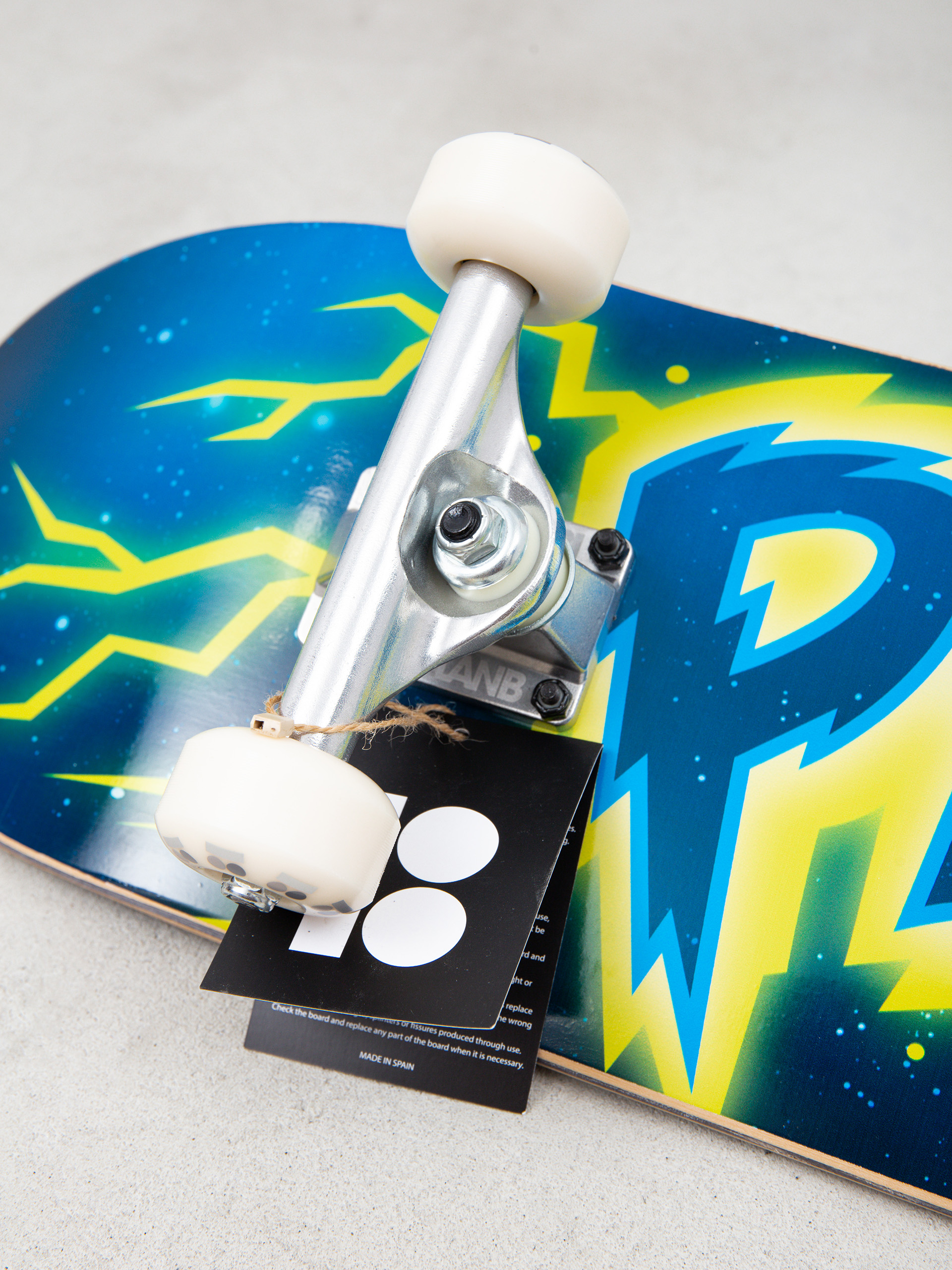 Plan B Weird Science Skateboard (teal/yellow)