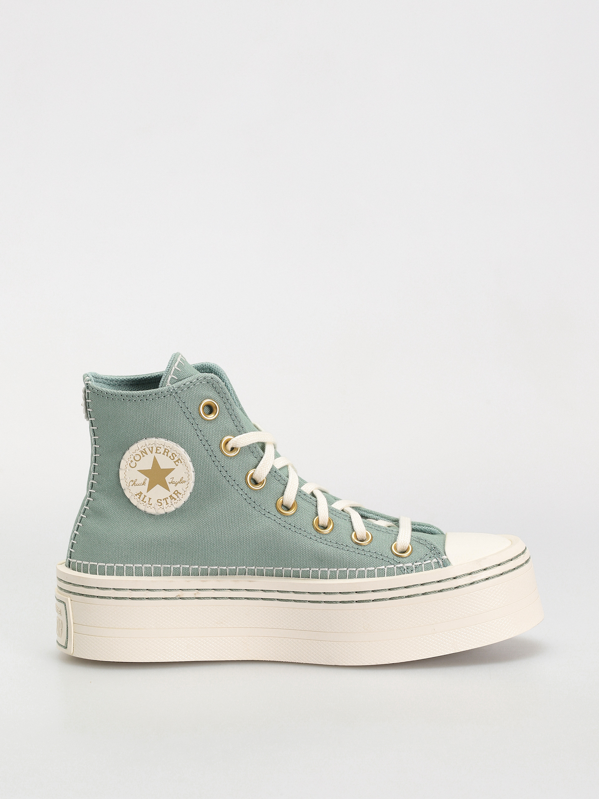 Converse Chuck Taylor All Star Modern Lift Hi Wmn Chucks (apple green)