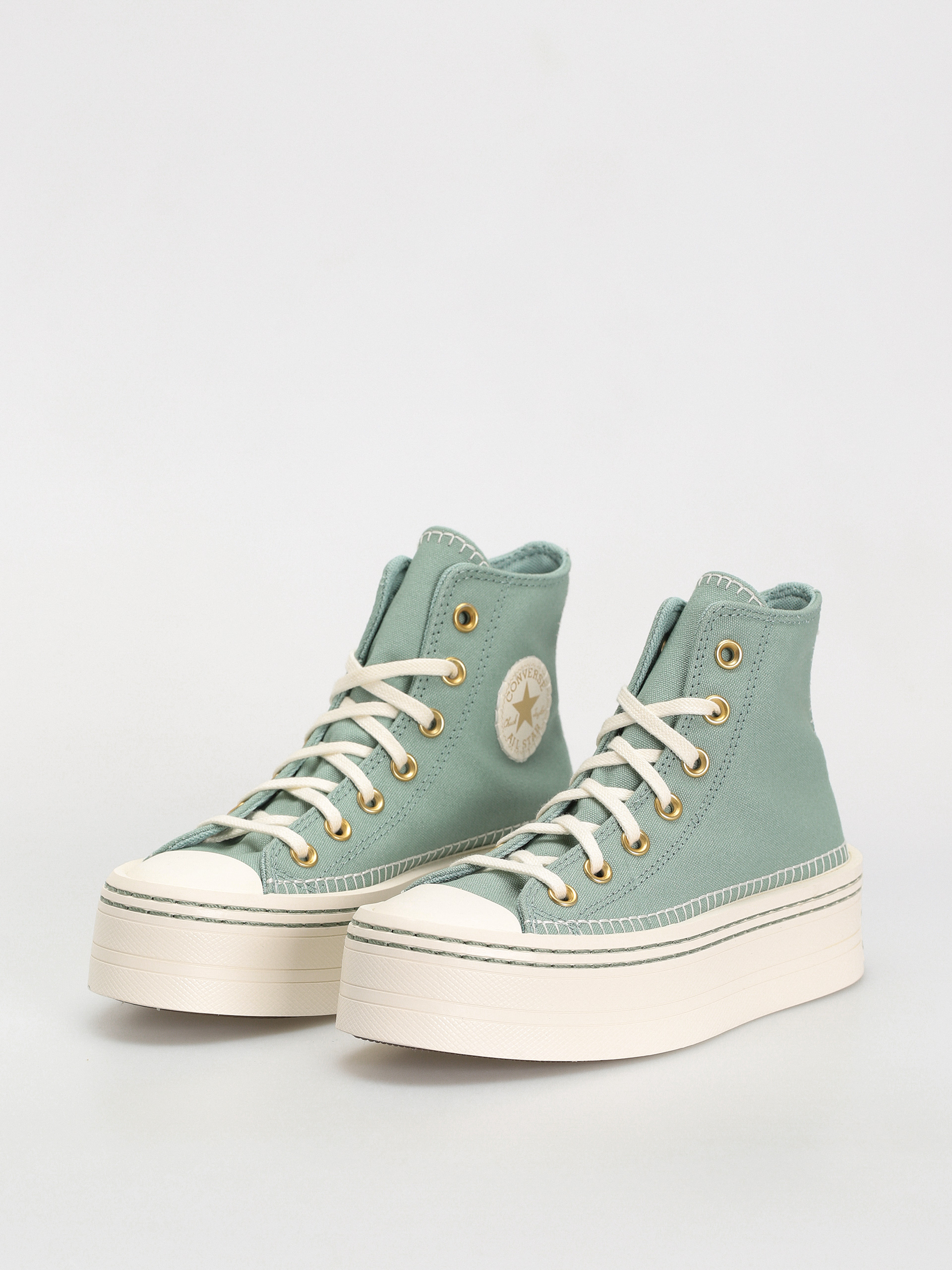 Converse Chuck Taylor All Star Modern Lift Hi Wmn Chucks (apple green)