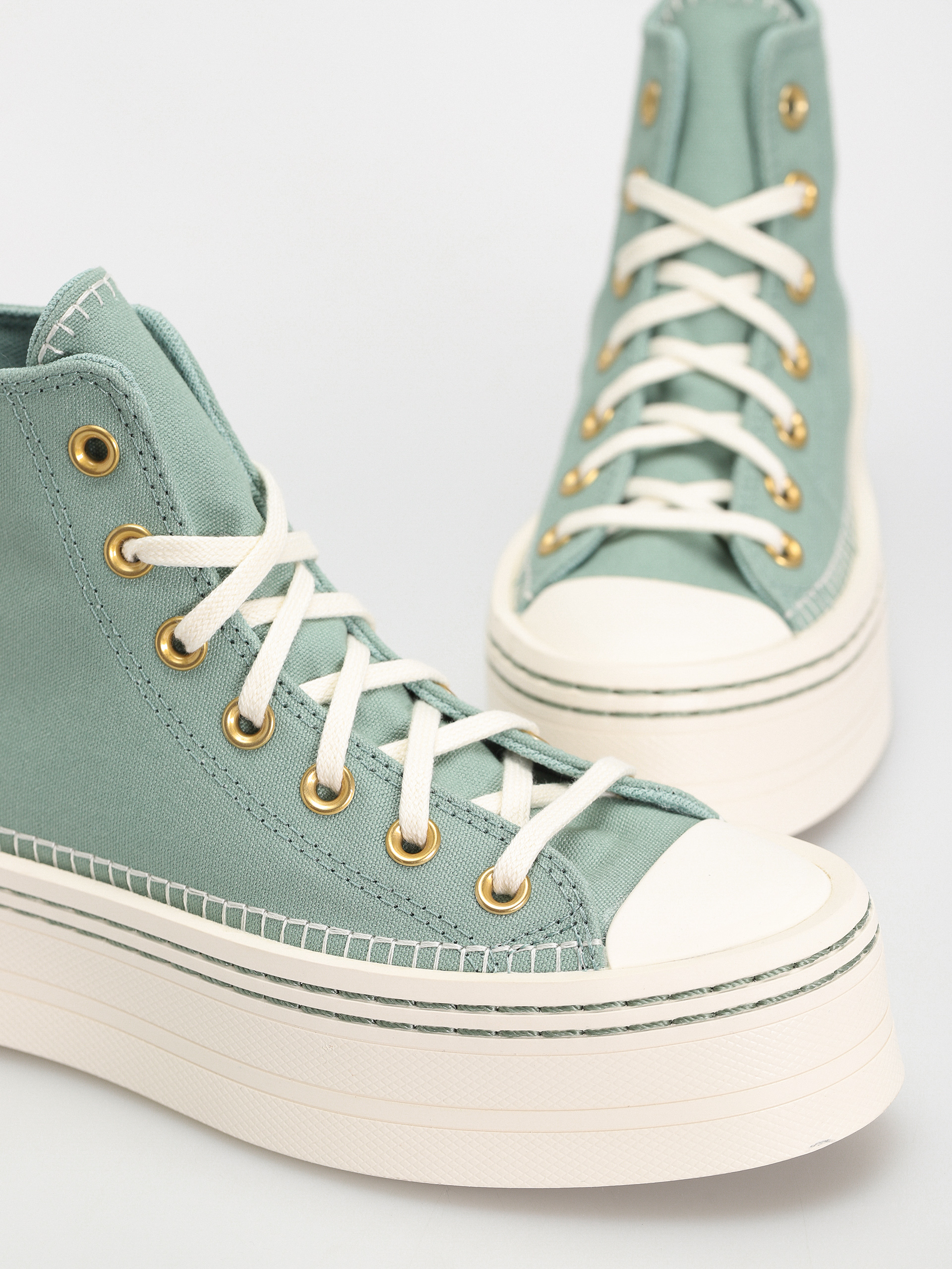 Converse Chuck Taylor All Star Modern Lift Hi Wmn Chucks (apple green)