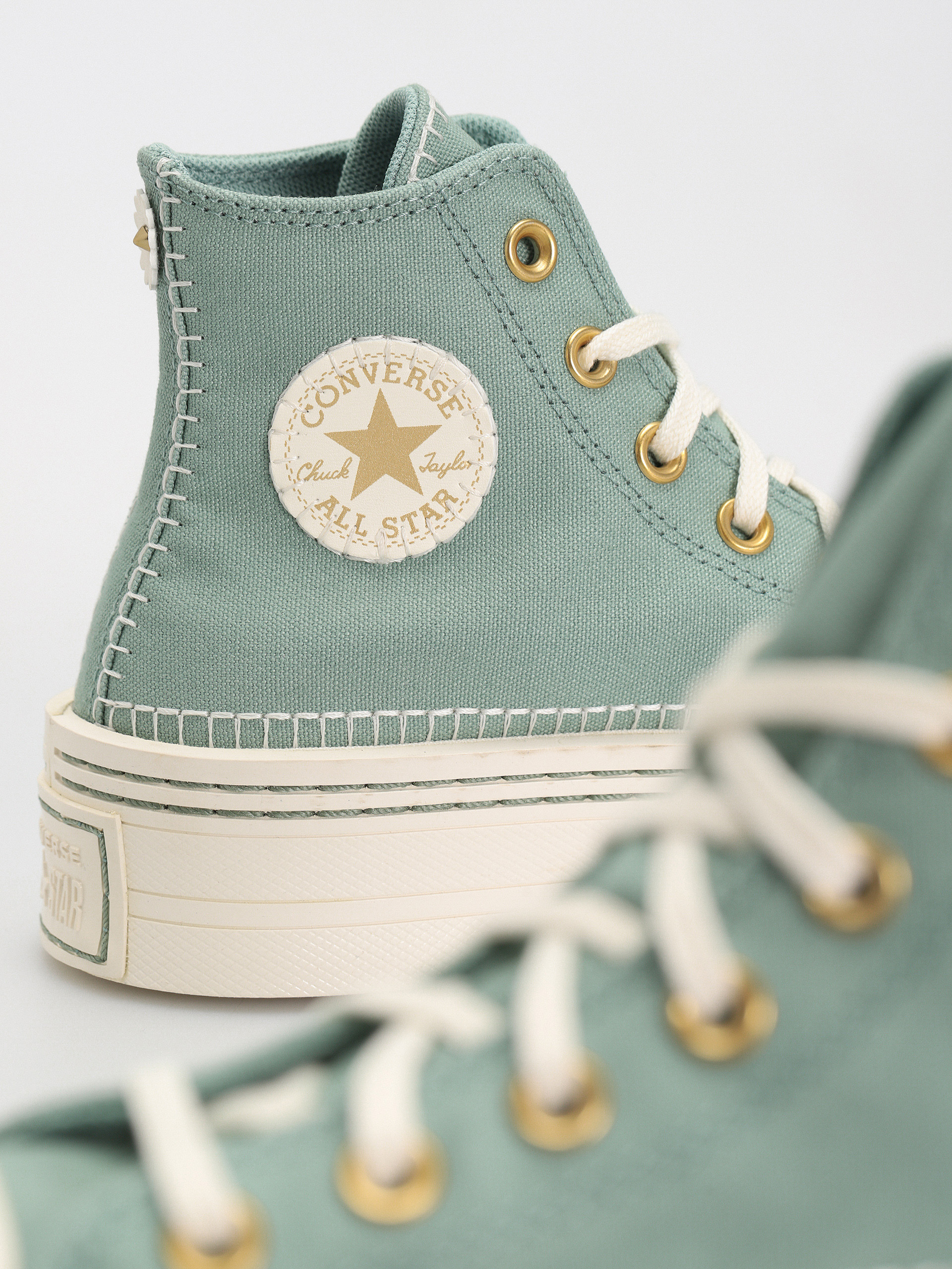 Converse Chuck Taylor All Star Modern Lift Hi Wmn Chucks (apple green)