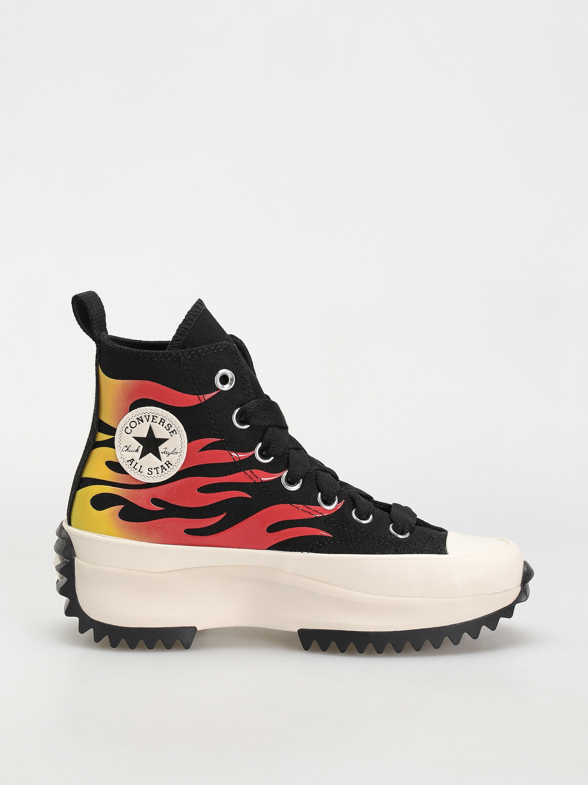 Converse Run Star Hike Hi Shoes black (flames/black)