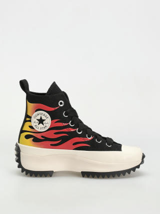 Converse Run Star Hike Hi Shoes (flames/black)