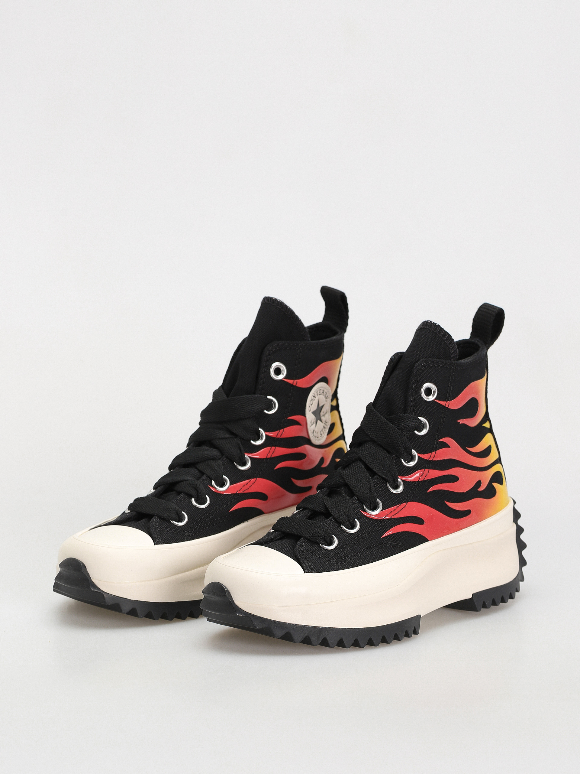 Converse Run Star Hike Hi Shoes (flames/black)