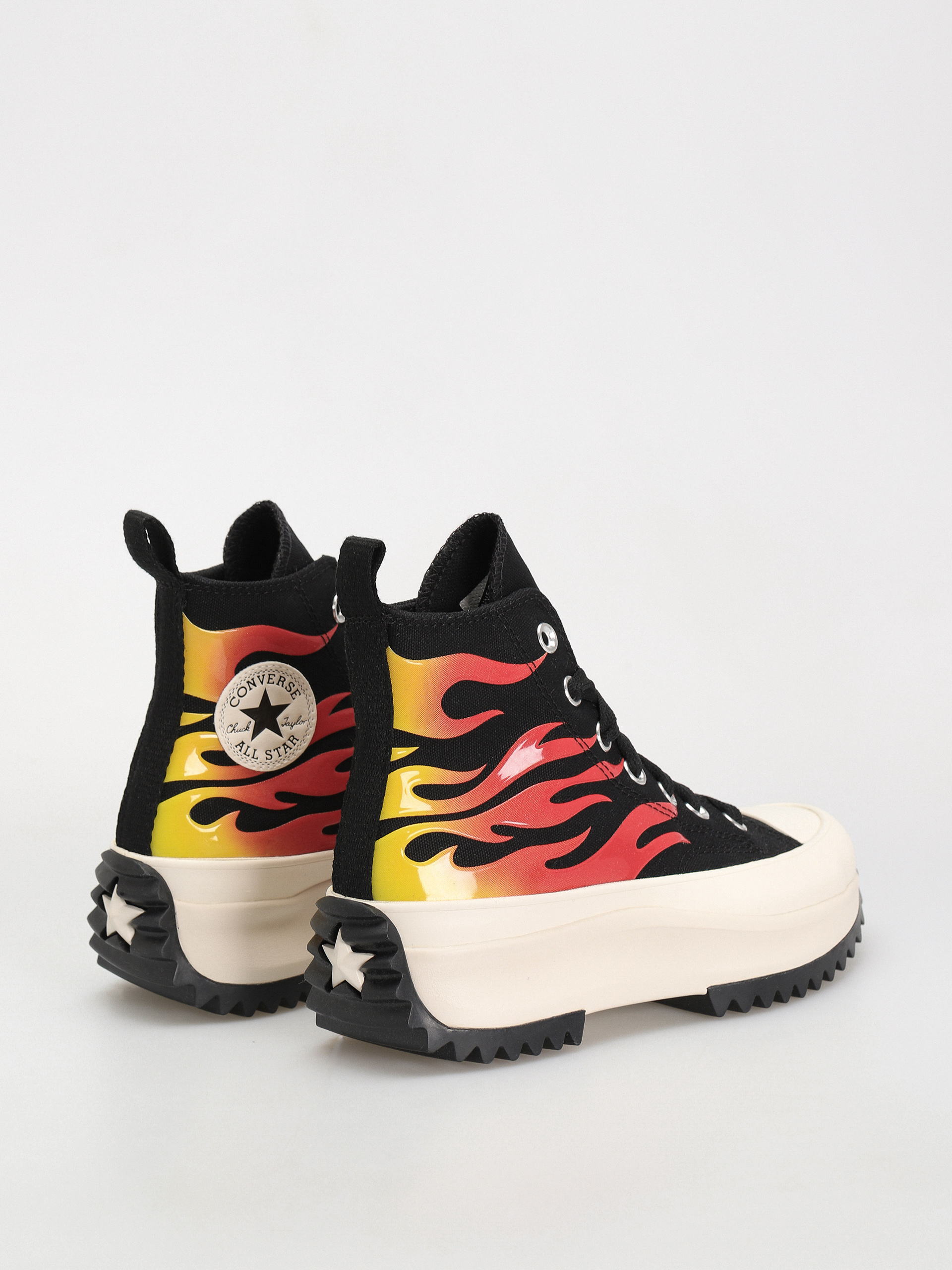 Converse Run Star Hike Hi Shoes (flames/black)