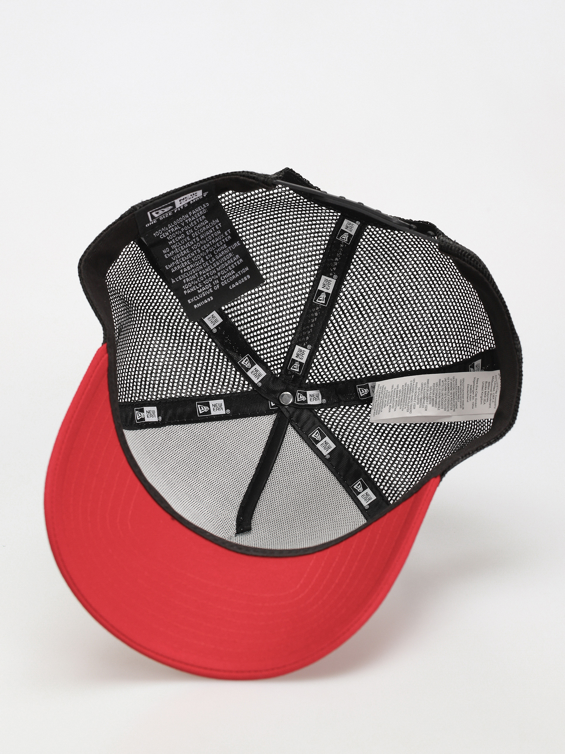 New Era Cap Rhinestone Trucker Wmn (black/red)