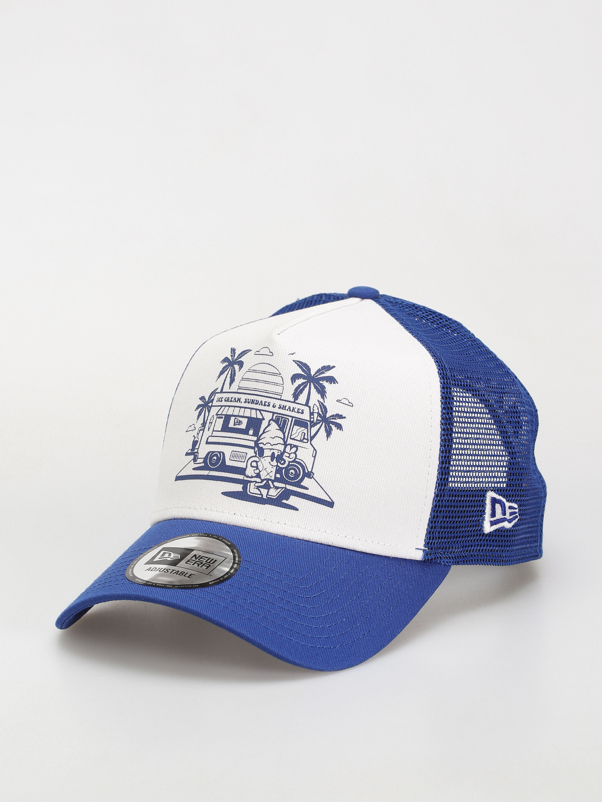 New Era Cap Graphic Trucker blue (blue/white)