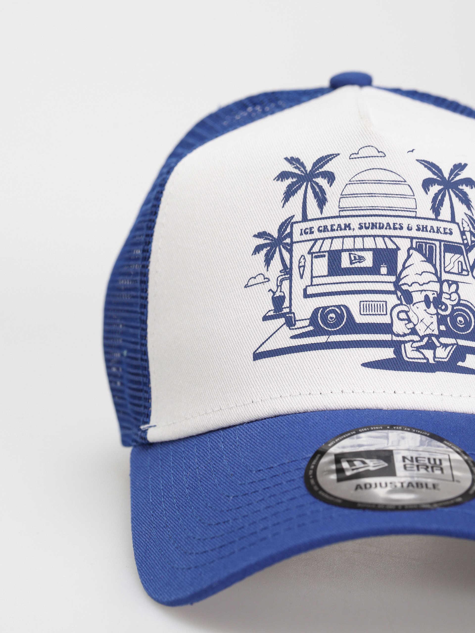 New Era Cap Graphic Trucker (blue/white)