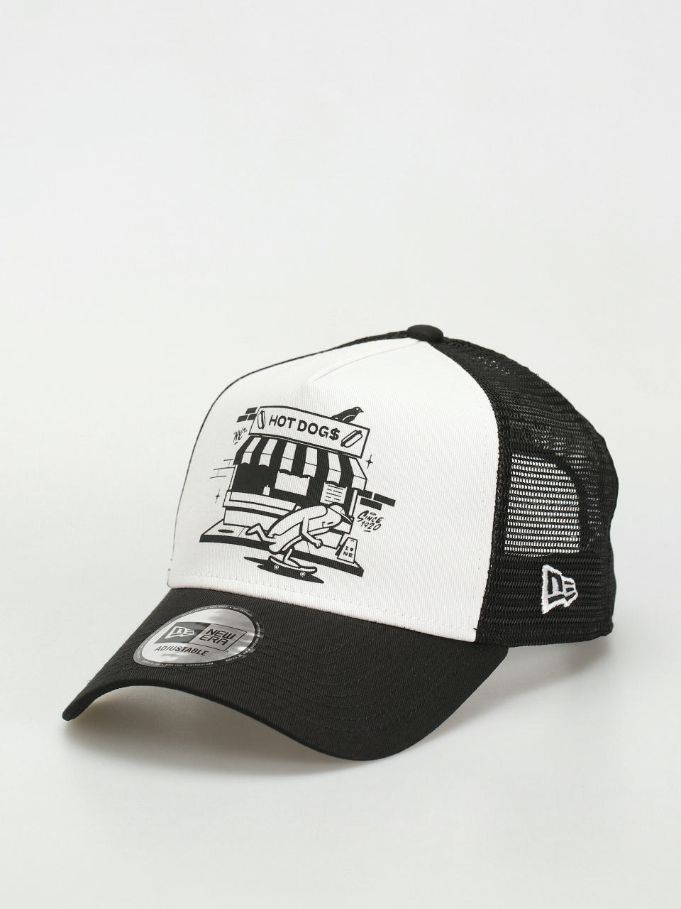 New Era Cap Graphic Trucker (black/white)