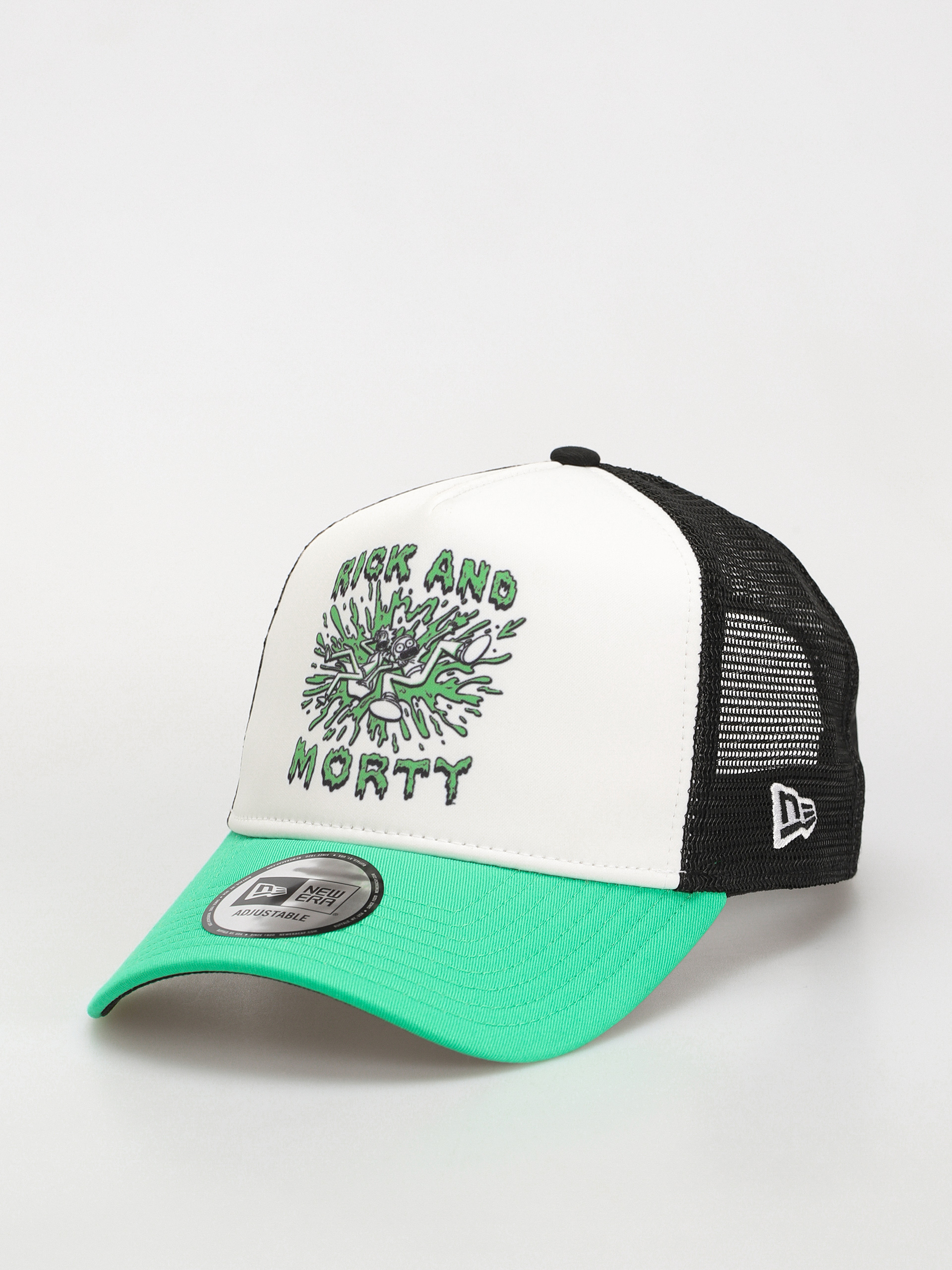 New Era Cap Character Trucker Rick And Morty (green/black)