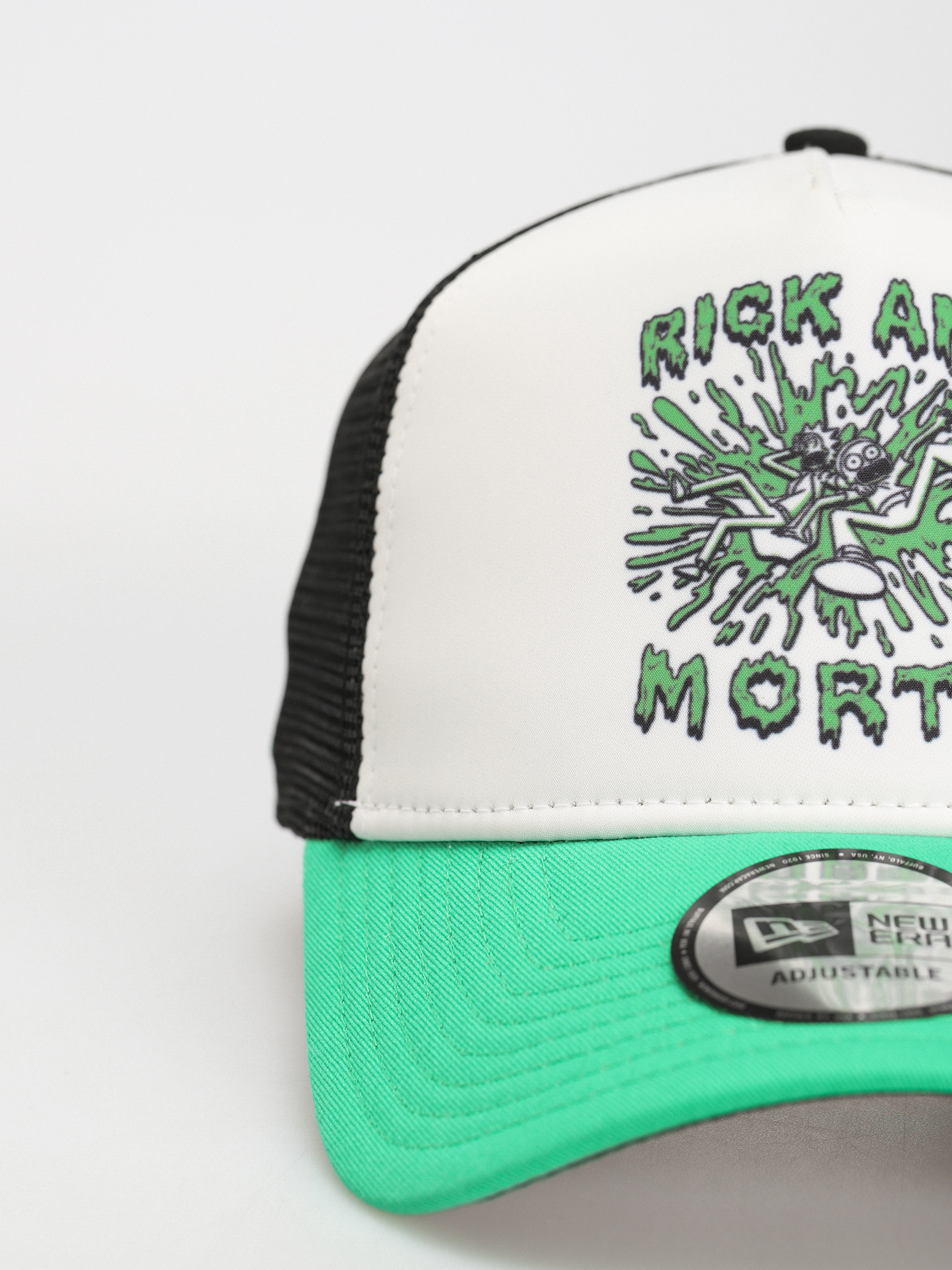 New Era Cap Character Trucker Rick And Morty green (green/black)