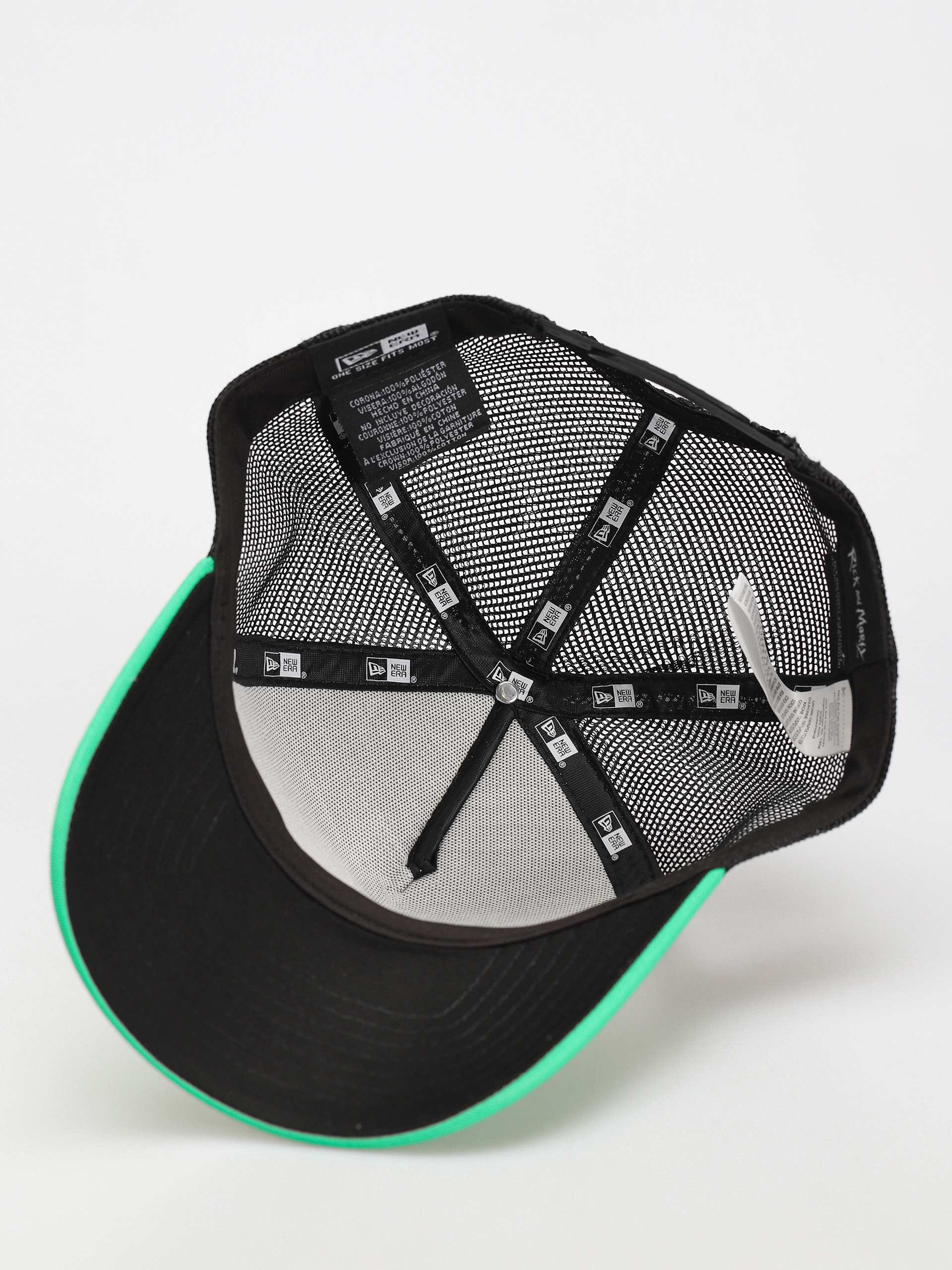 New Era Cap Character Trucker Rick And Morty (green/black)