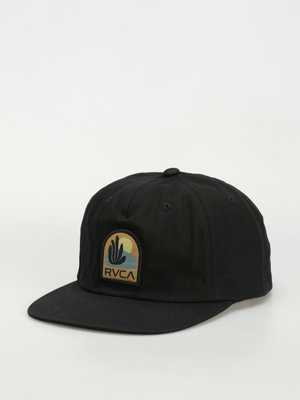 RVCA Paper Cuts Snapback Cap (black)