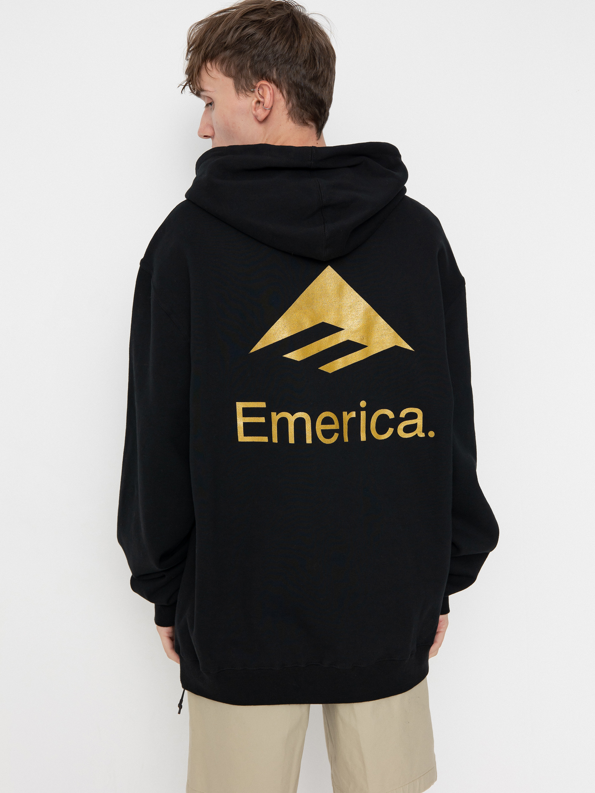 Emerica Lockup HD Hoodie (black/gold)