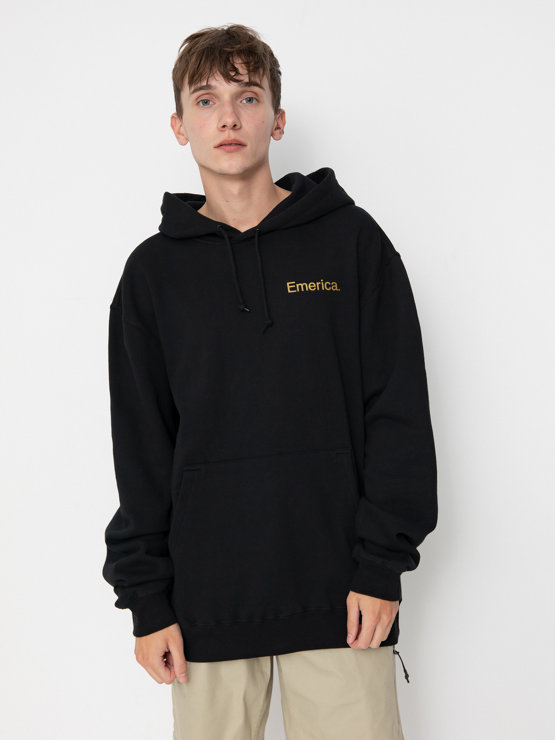 Emerica Lockup HD Hoodie (black/gold)