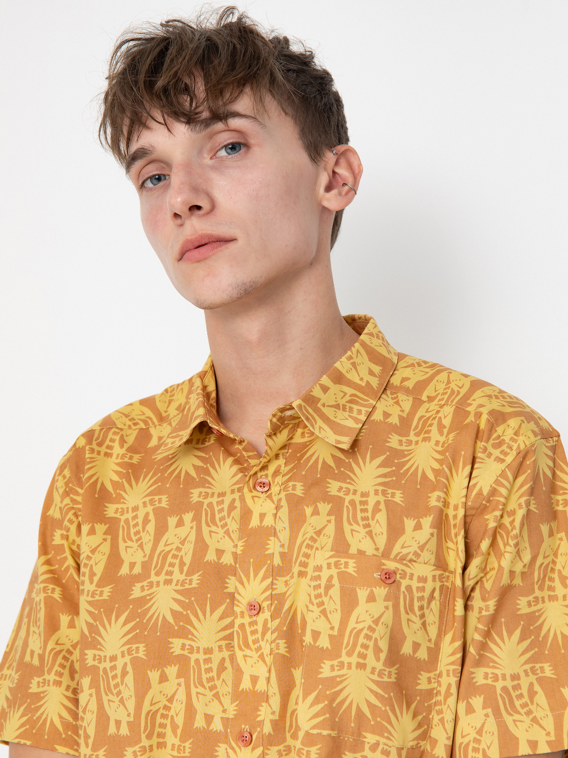 Patagonia Shirt Go To Shirt (skunks sienna clay)