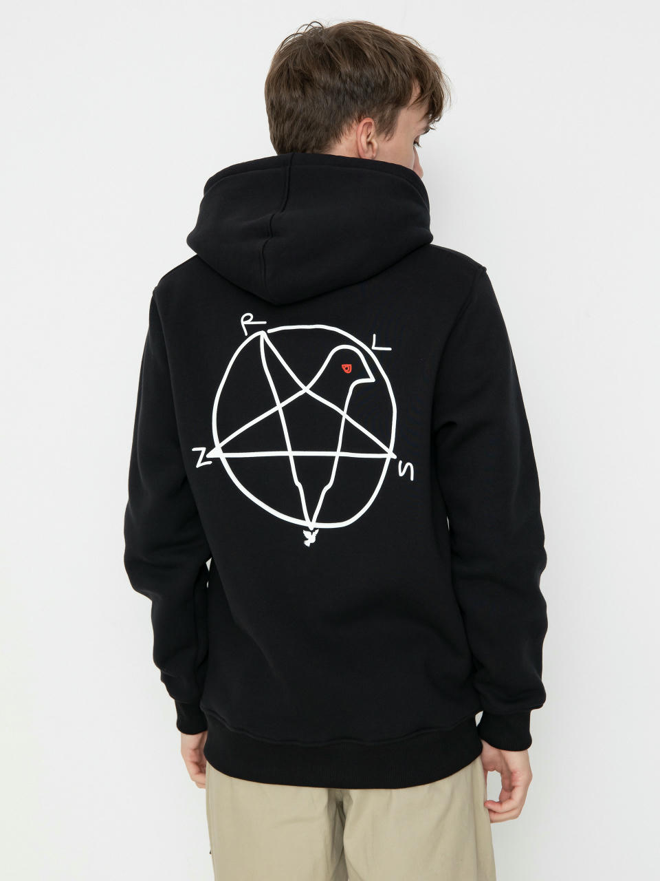 Nervous Hoodie Superstar ZHD (black/white)