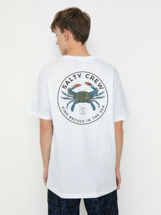 Salty Crew Blue Crabber Premium T-Shirt (white)