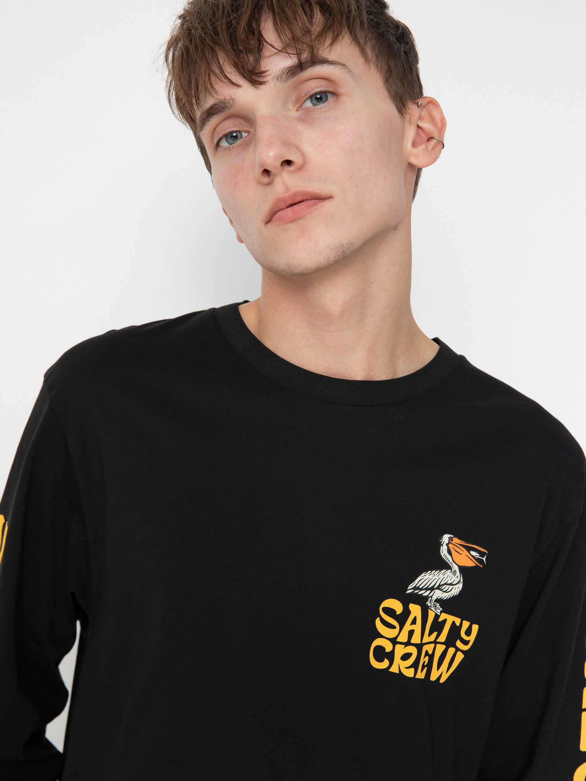 Salty Crew Longsleeve Seaside Standard (black)
