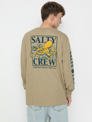 Salty Crew Ink Slinger Standard Longsleeve (khaki heather)