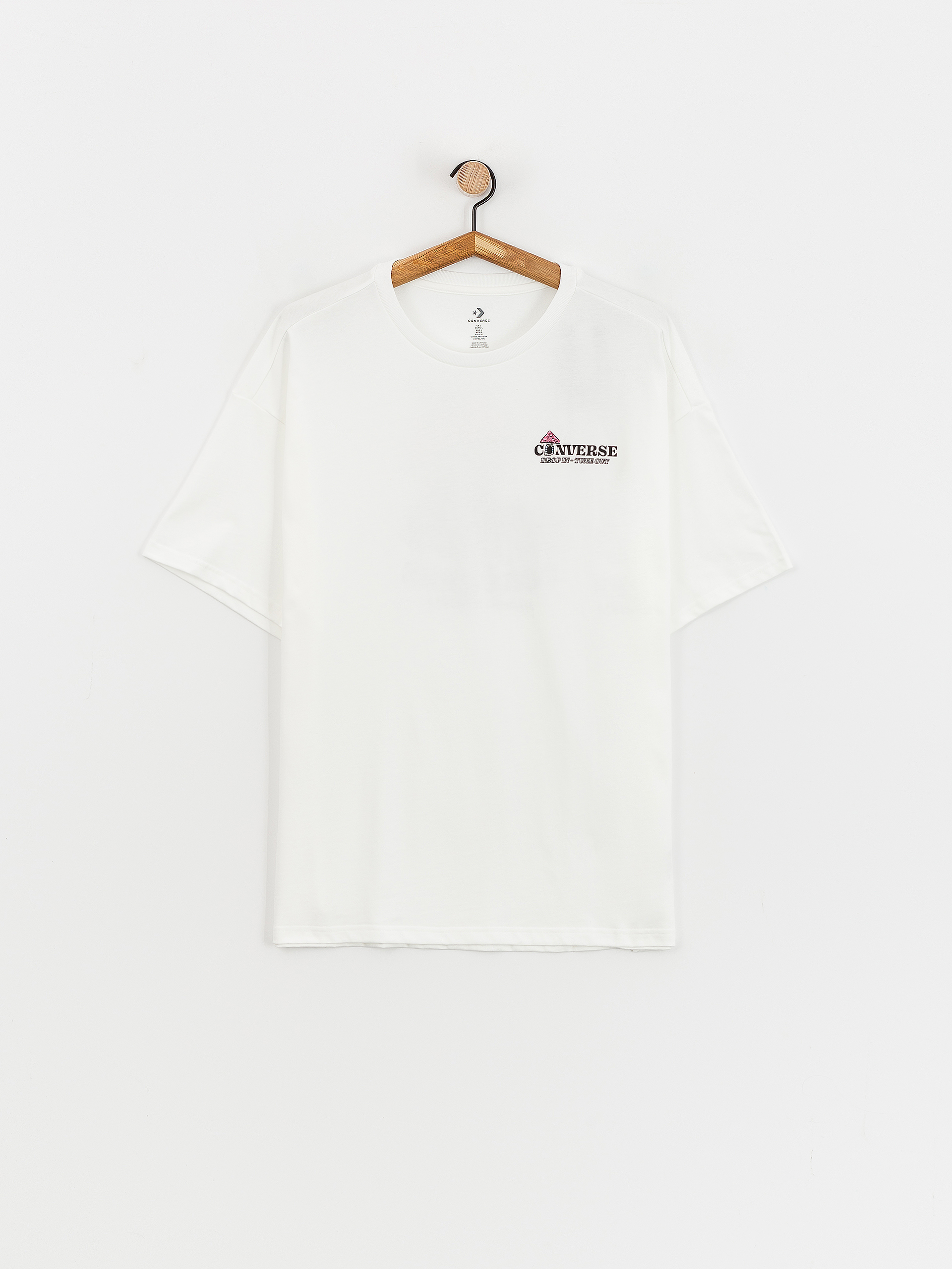 Black and white converse shirt online