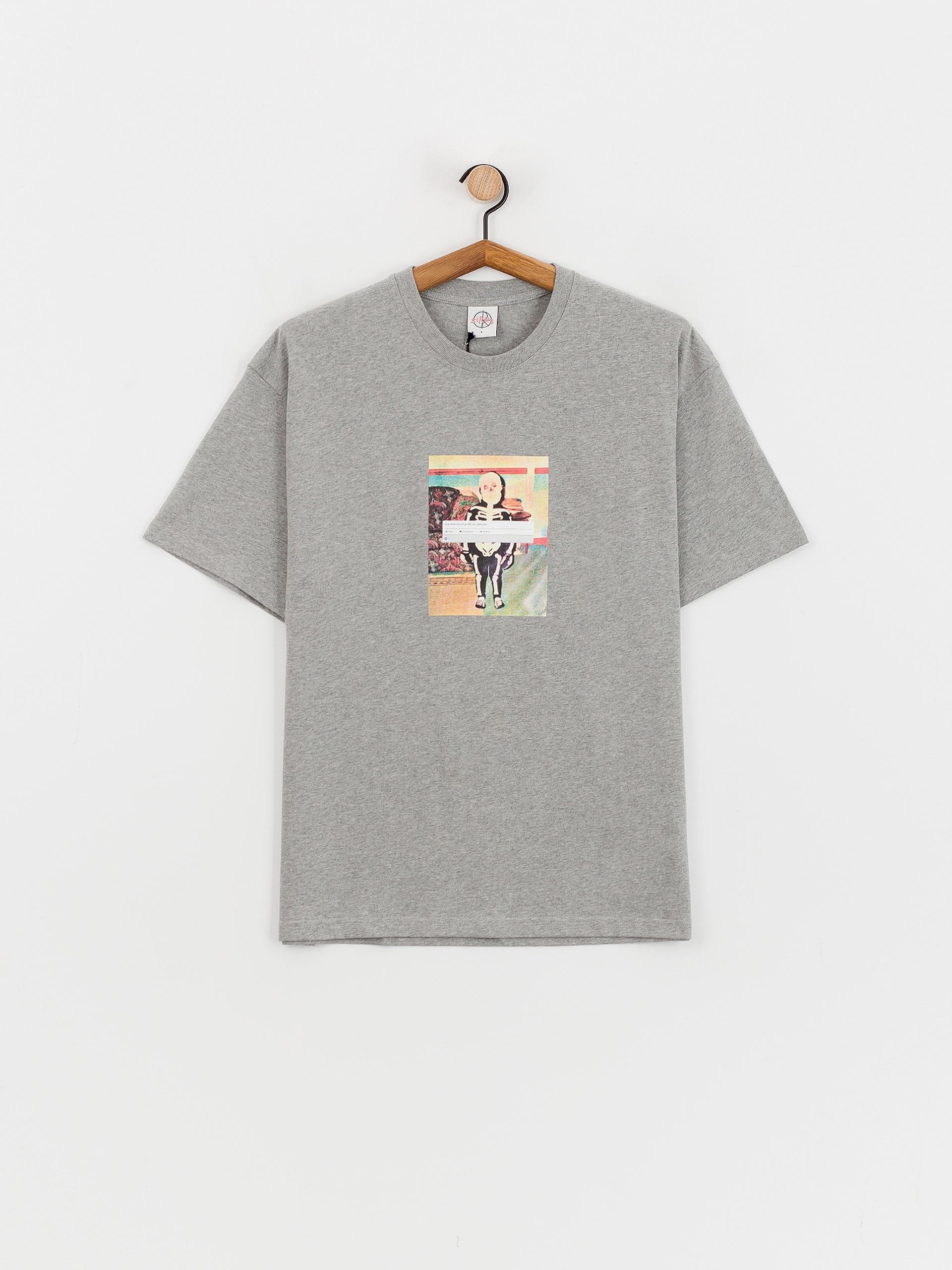 Polar Skate Skeleton Kid T-Shirt (heather grey)