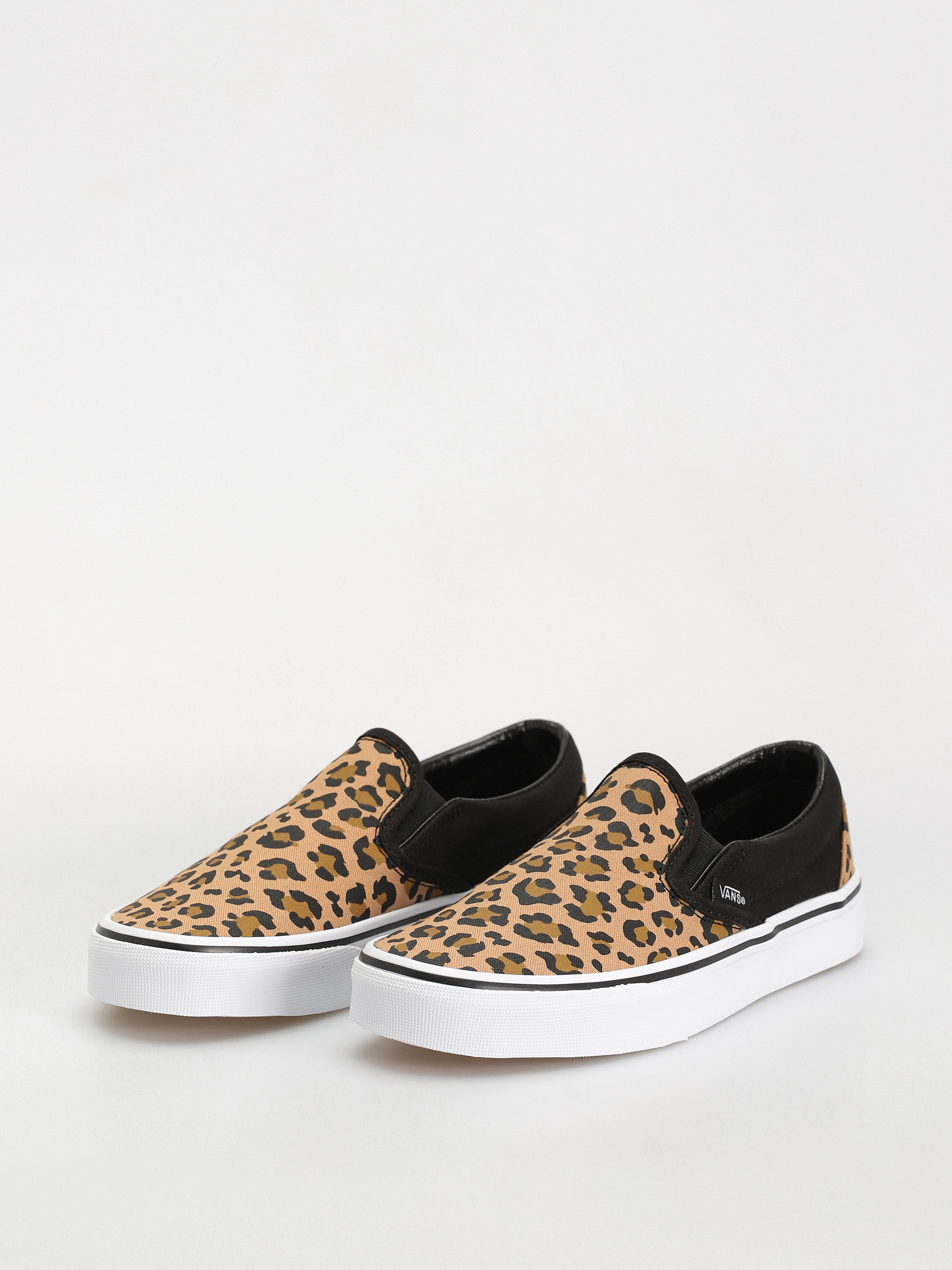 Vans Classic Slip On Shoes brown animalier black