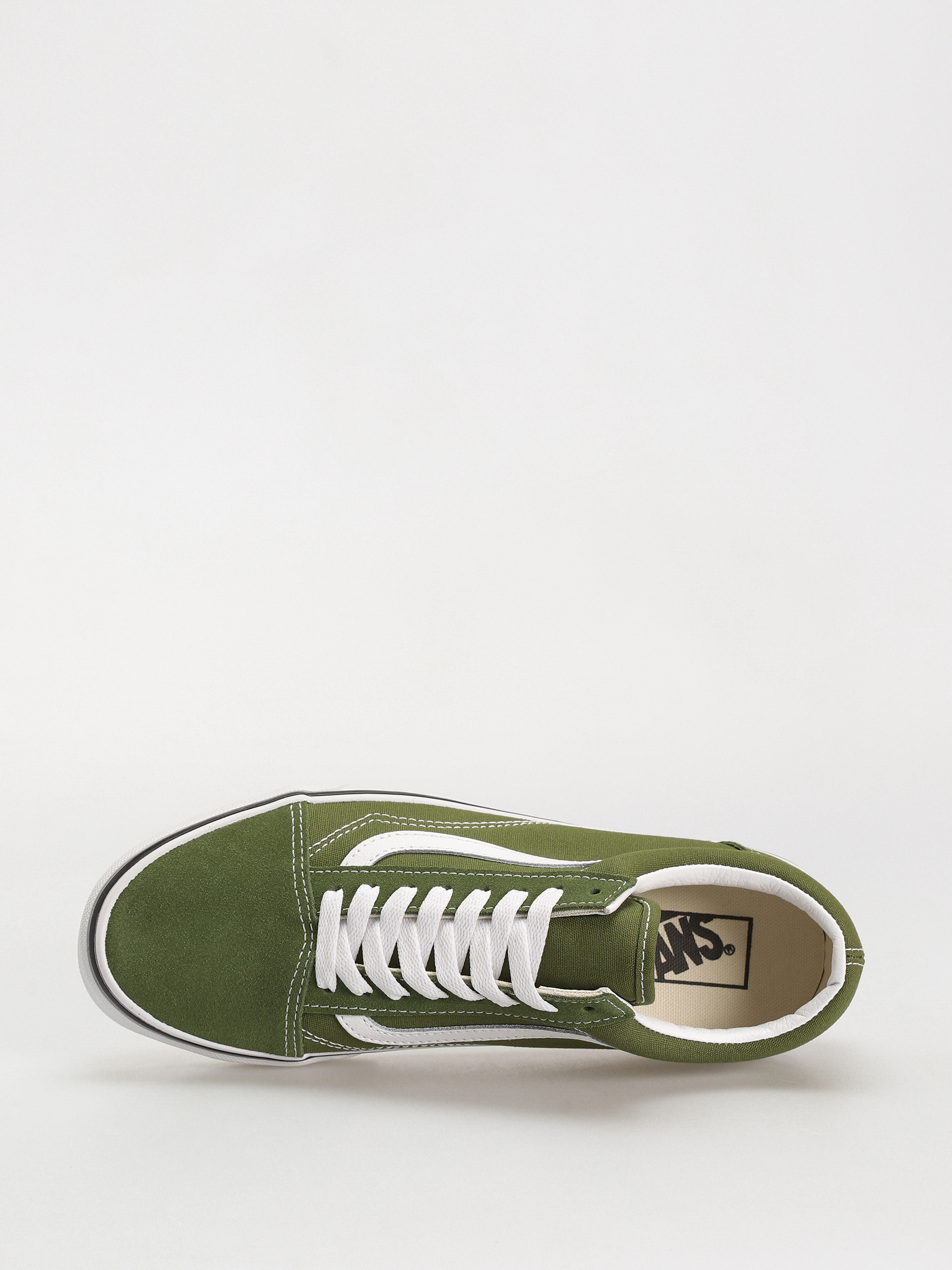 Vans Old Skool Shoes (color theory pesto)