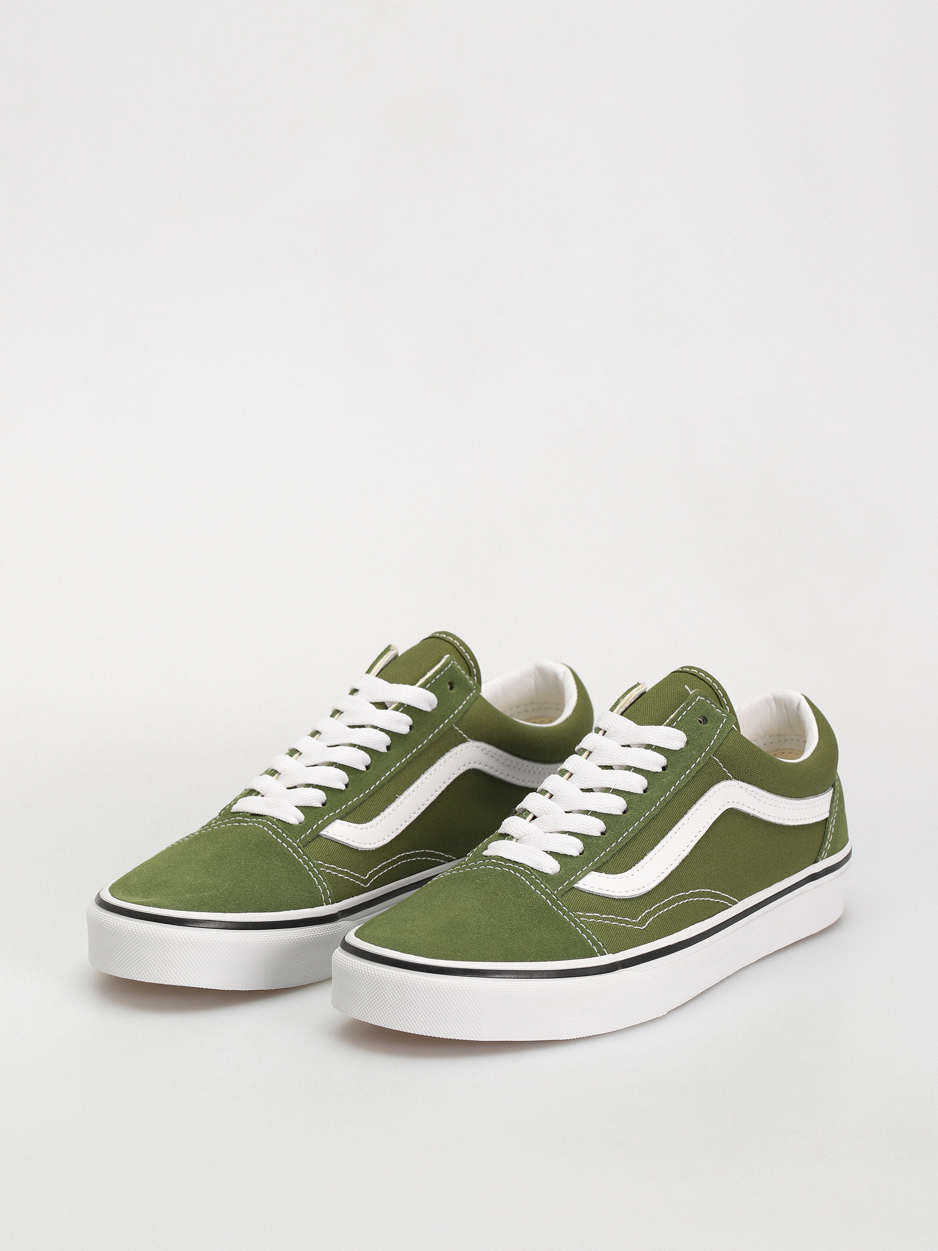 Vans Old Skool Shoes (color theory pesto)