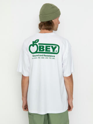 OBEY T-Shirt Sound & Resistance (white)