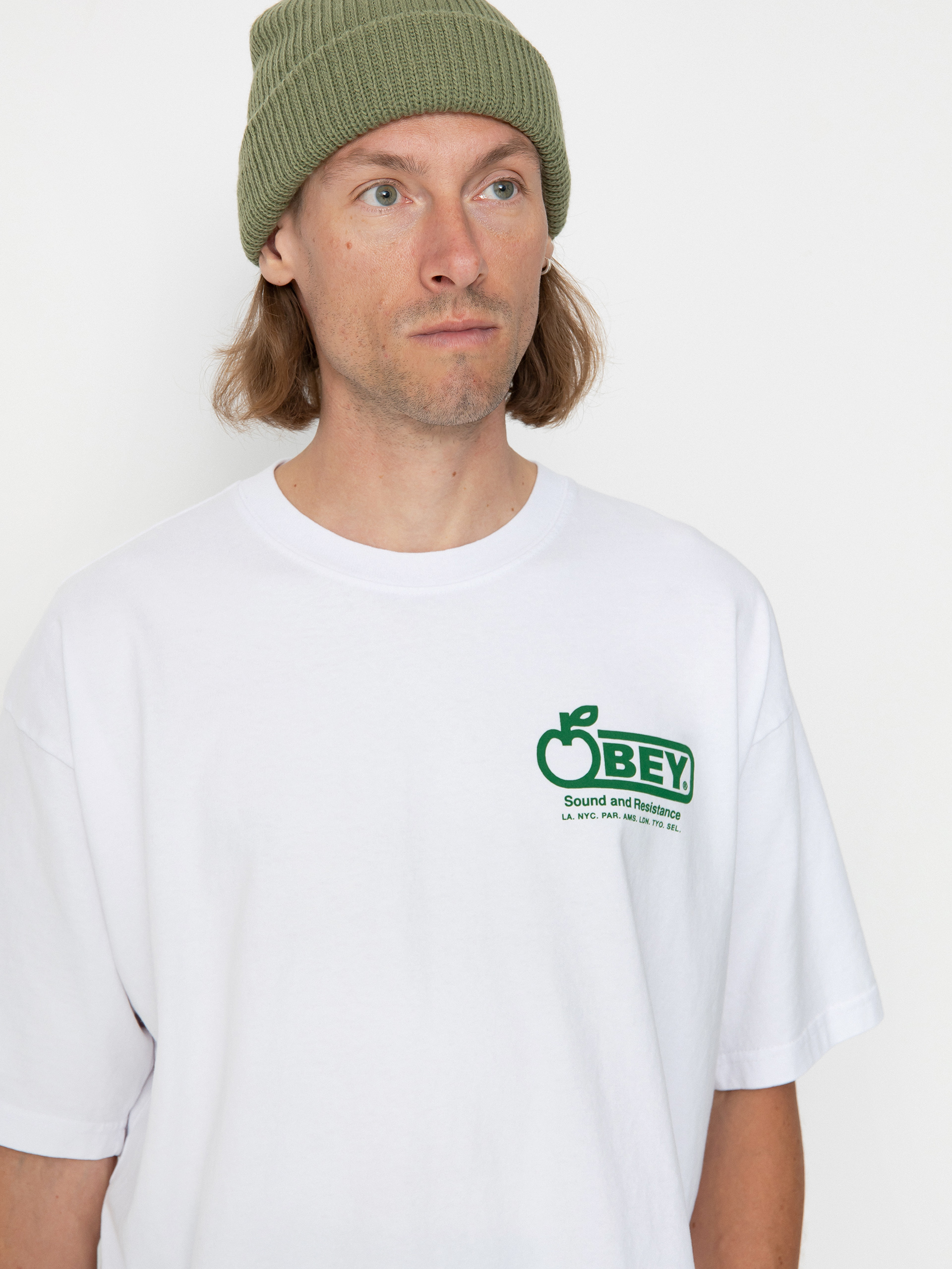 OBEY T-Shirt Sound & Resistance (white)