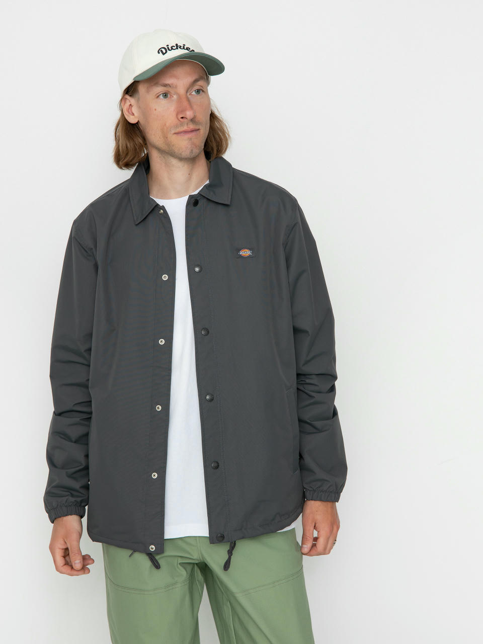 Dickies Jacke Oakport Coach (charcoal grey)