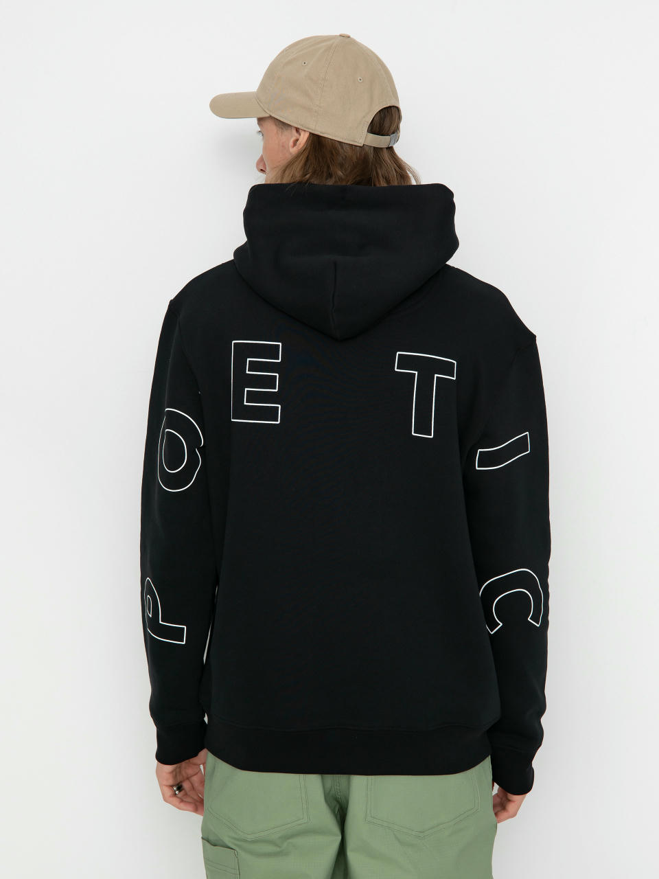 Poetic Collective Big Back Text HD Hoodie (black)