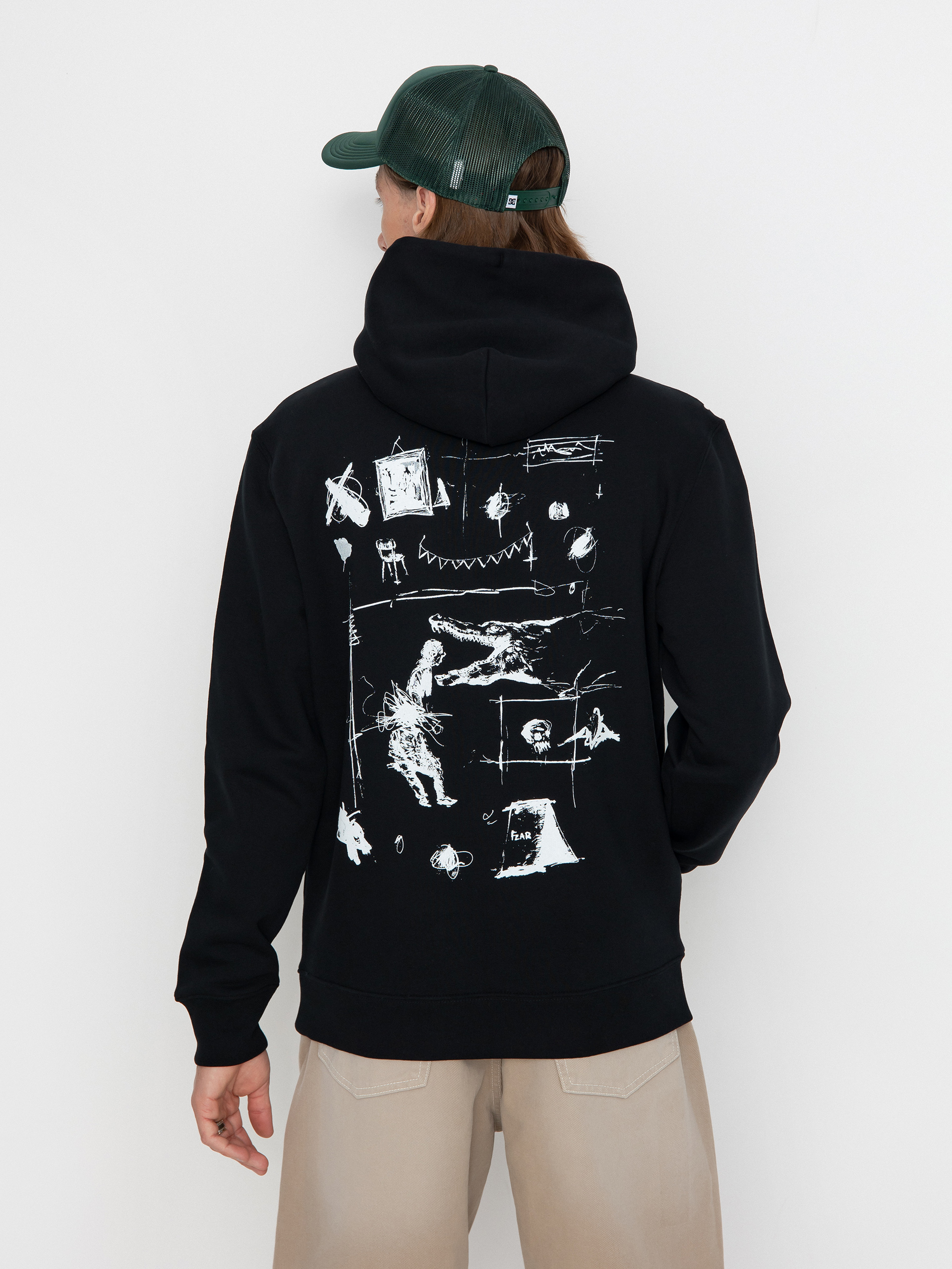 Poetic Collective Fear Sketch HD Hoodie (black)