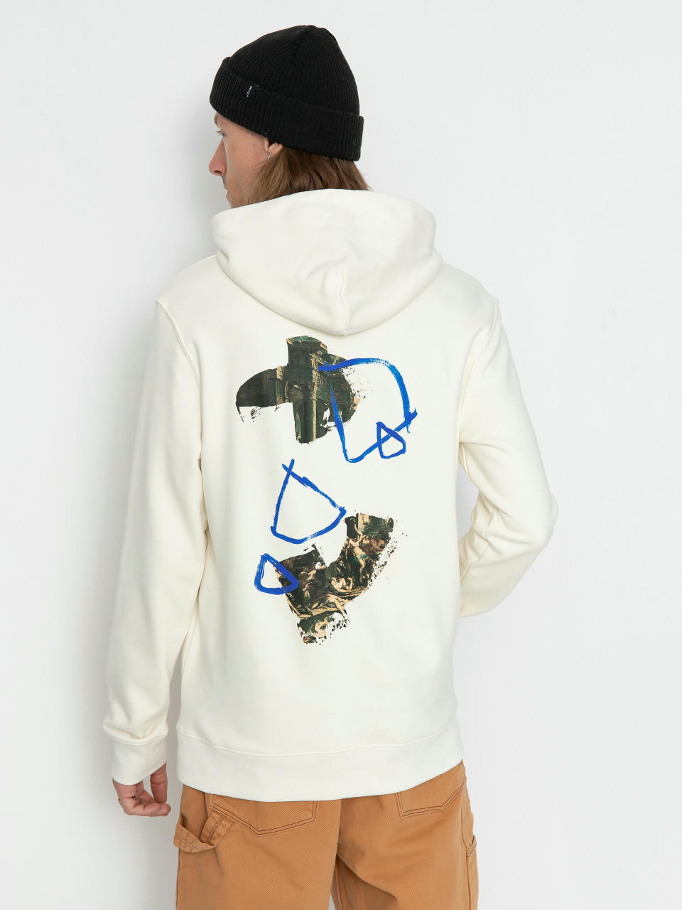 Poetic Collective Strokes HD Hoodie (ivory)
