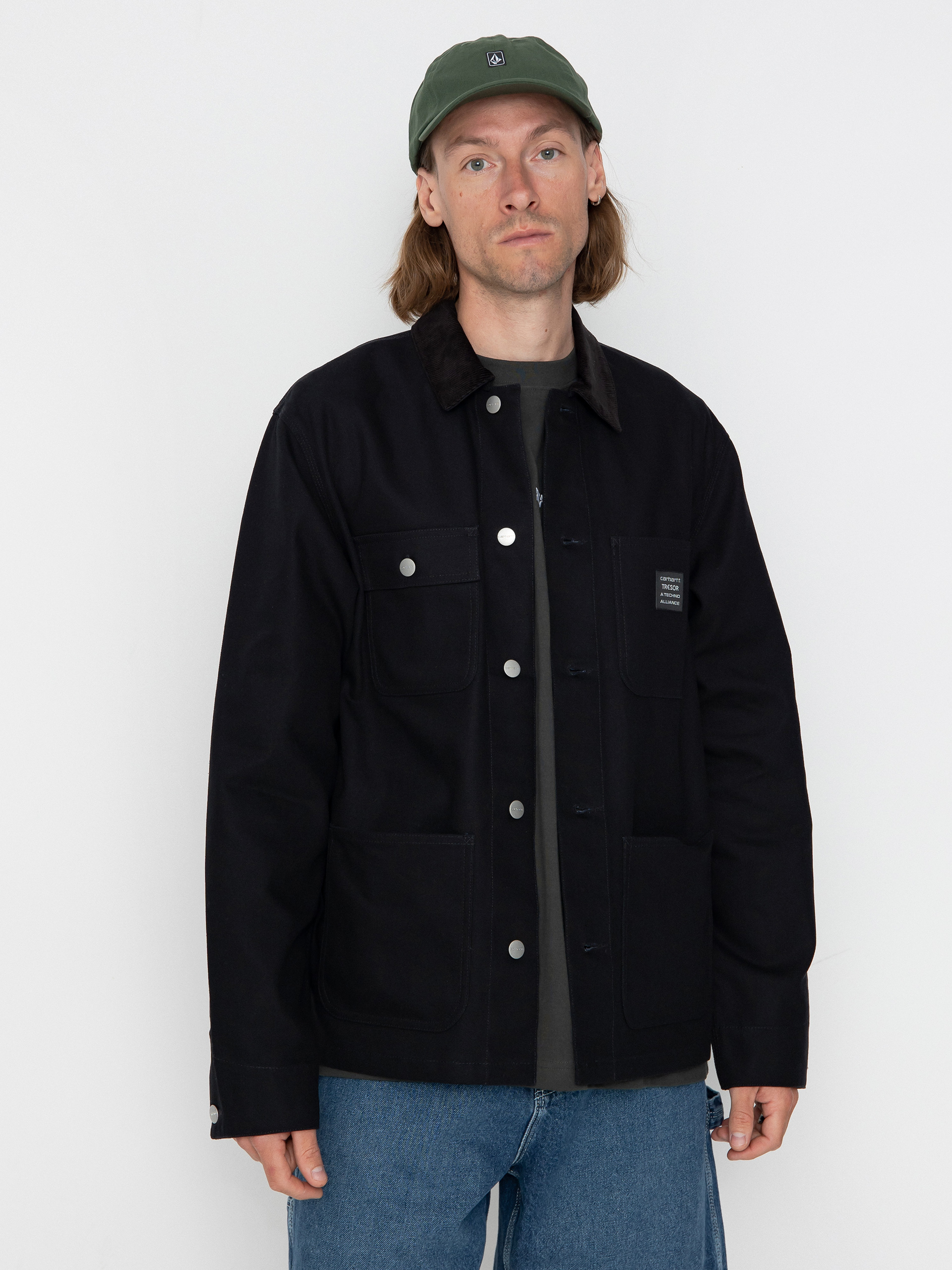 Carhartt WIP X TRESOR Way Of The Light Michigan Coat Jacket black black dark grey reflective