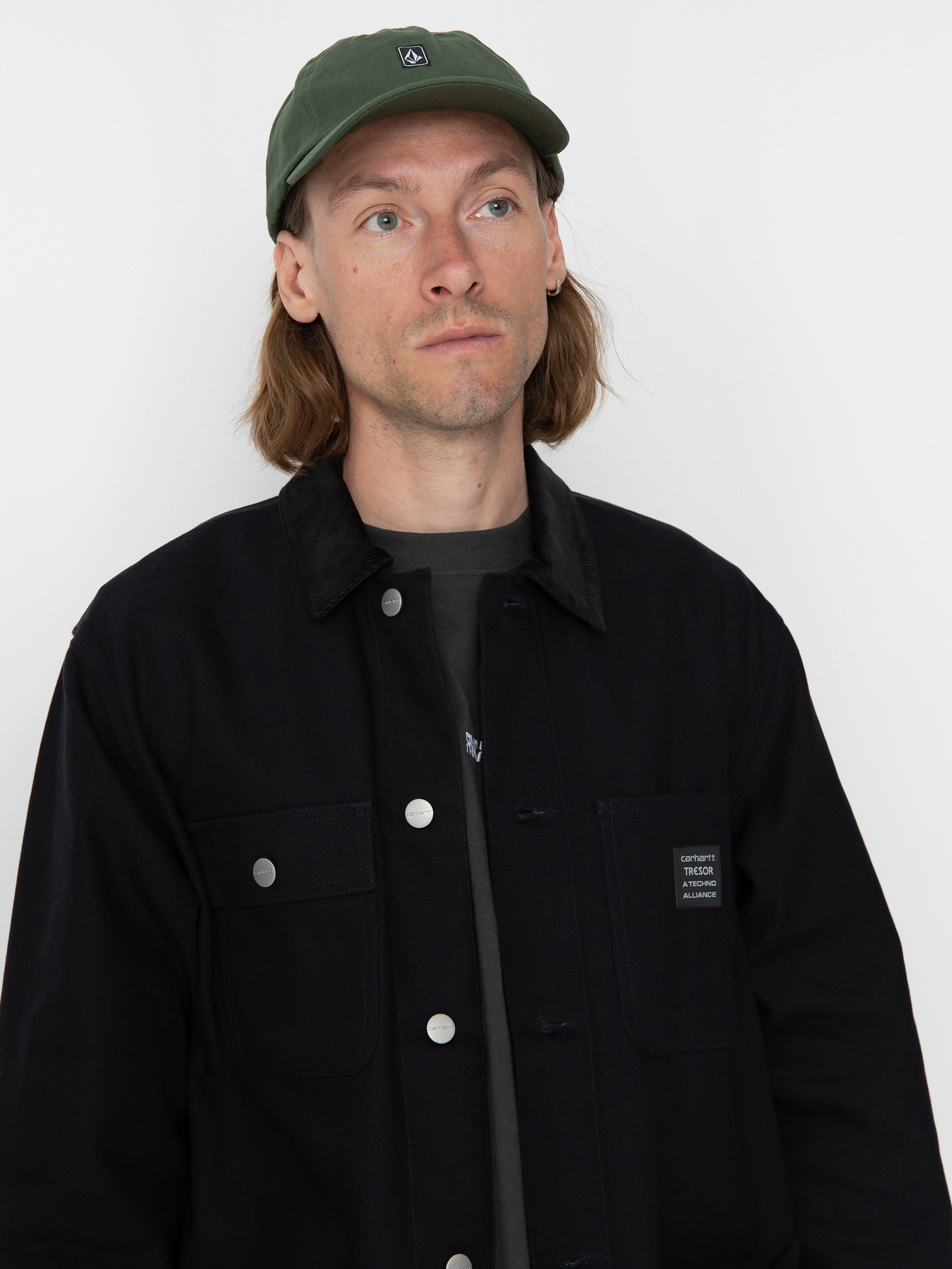 Carhartt WIP X TRESOR Way Of The Light Michigan Coat Jacket (black/dark grey reflective)
