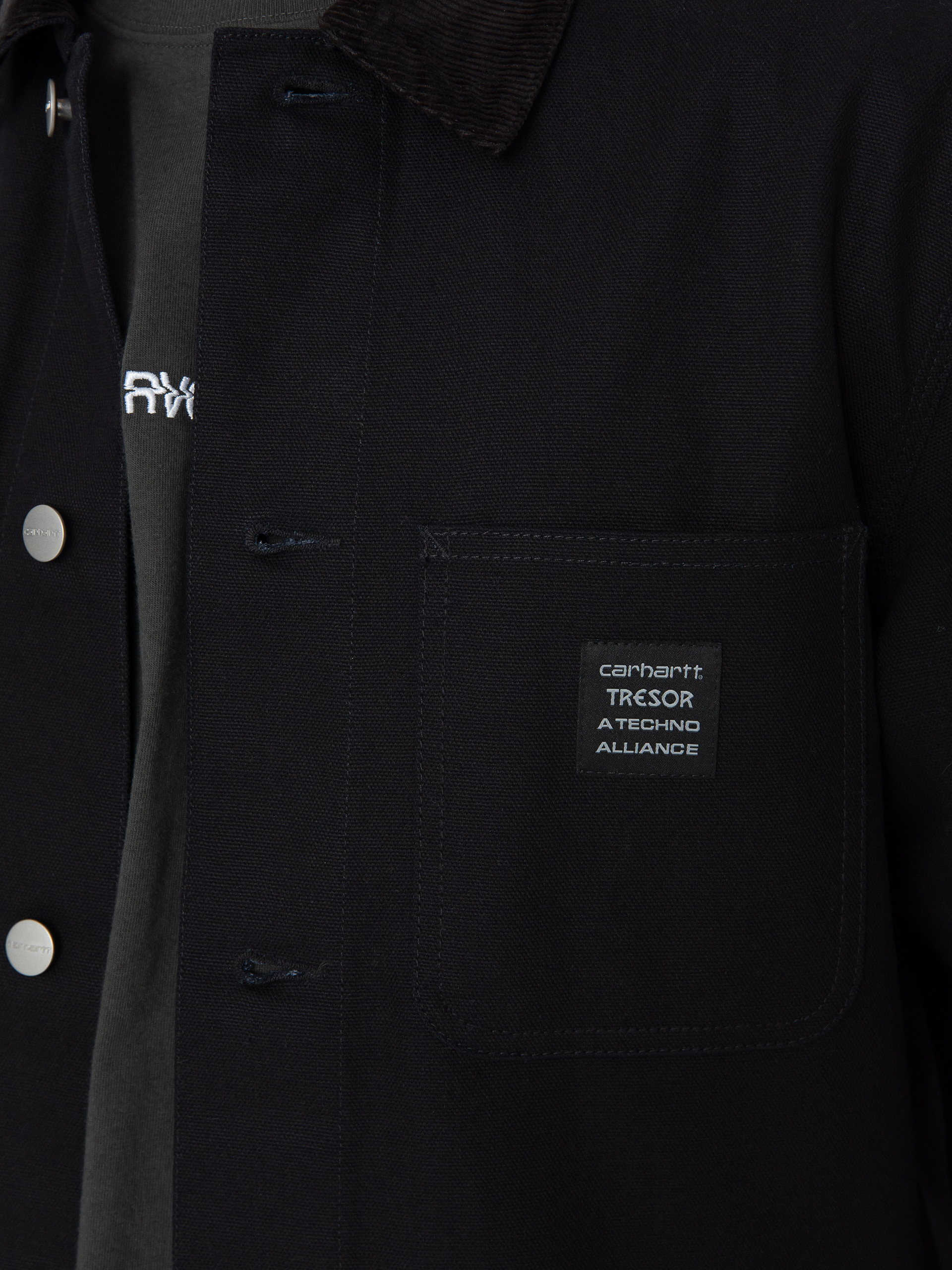 Carhartt WIP X TRESOR Way Of The Light Michigan Coat Jacket (black/dark grey reflective)