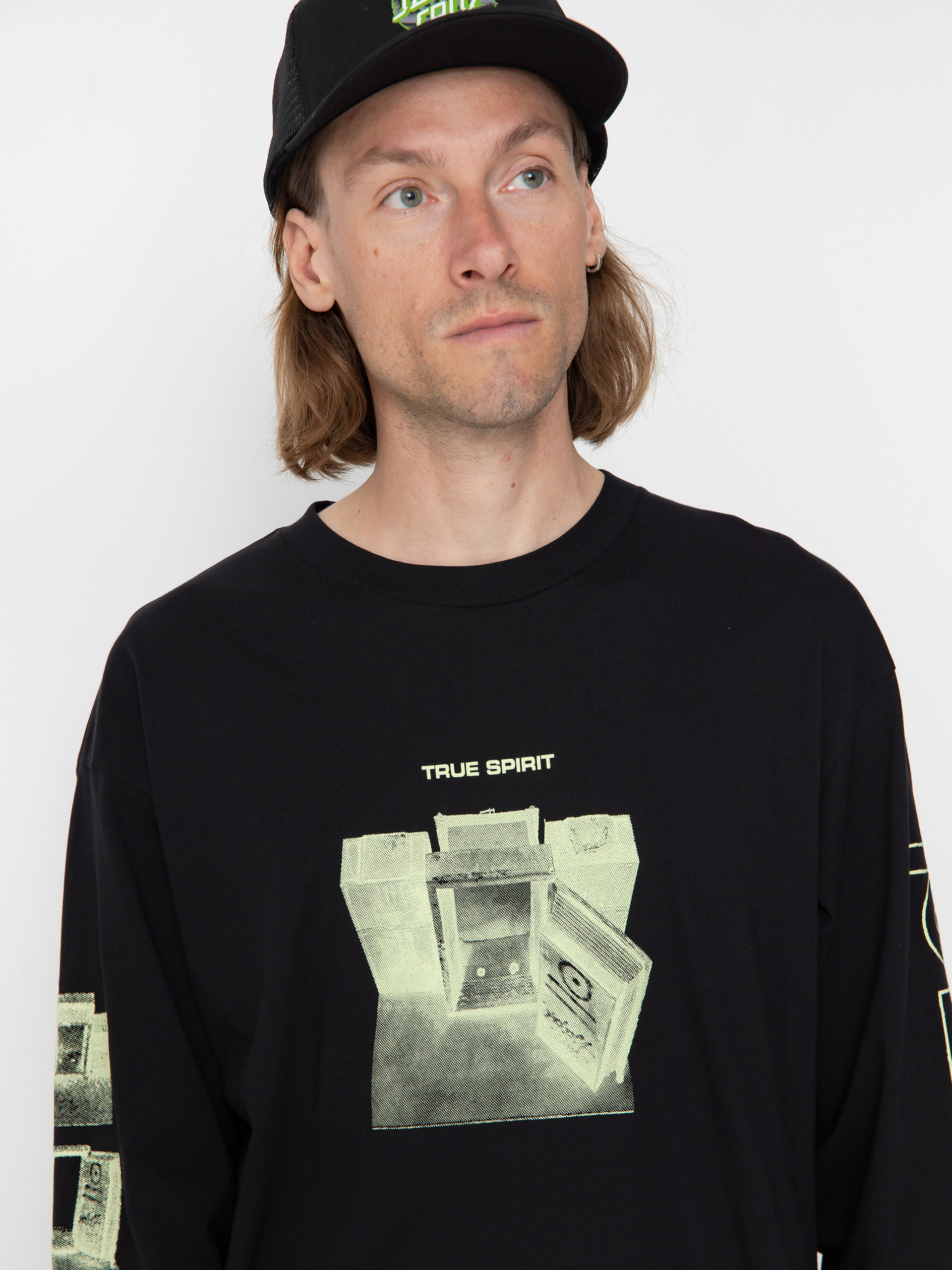 Carhartt WIP X TRESOR True Spirit Longsleeve (black/glow green)