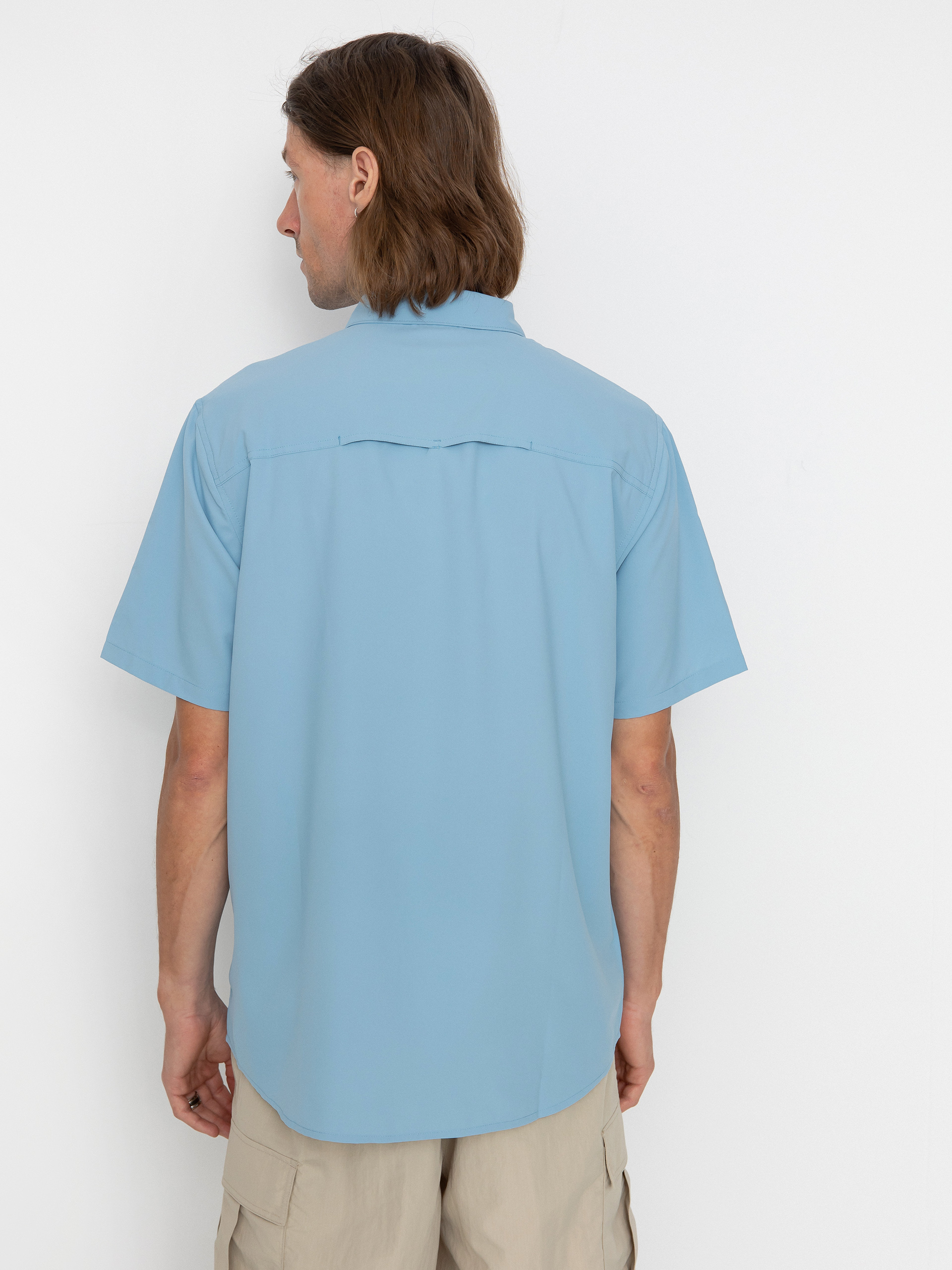 Salty Crew Shirt Offshore Tech (marine blue)