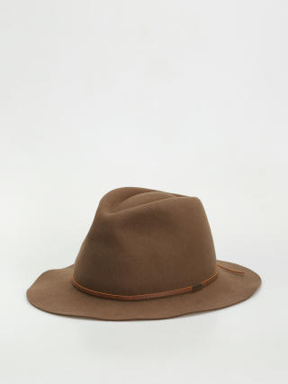 Brixton Wesley Fedora Hat (dark earth)